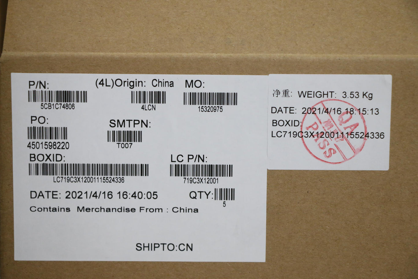 Lenovo Cover Upper Case Asmeuroengl82 - 5CB1C74806