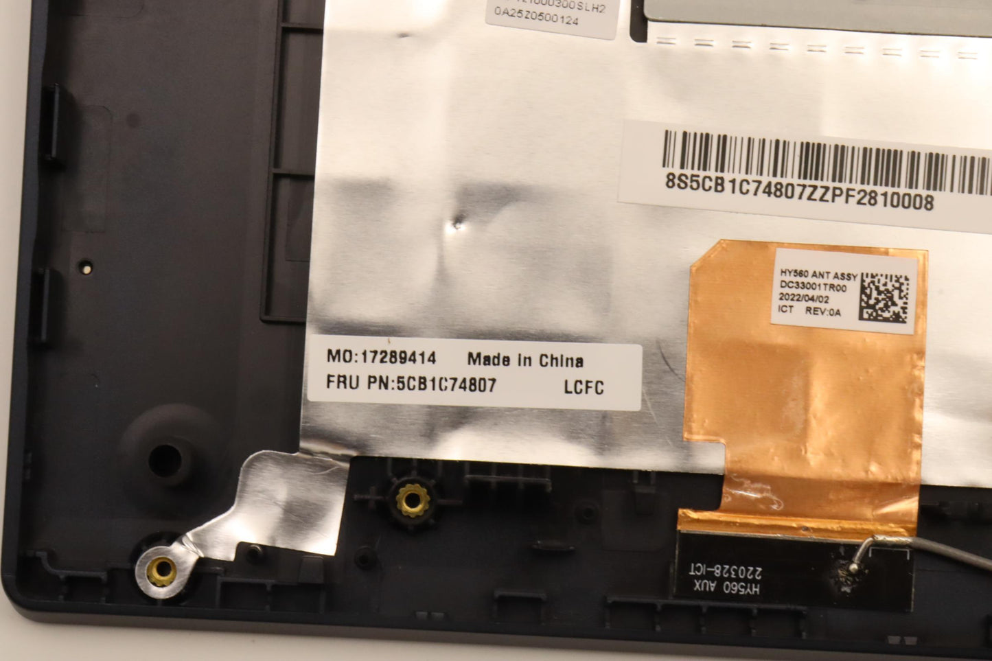 Lenovo Cover Upper Case Asmfra/Engl82 - 5CB1C74807