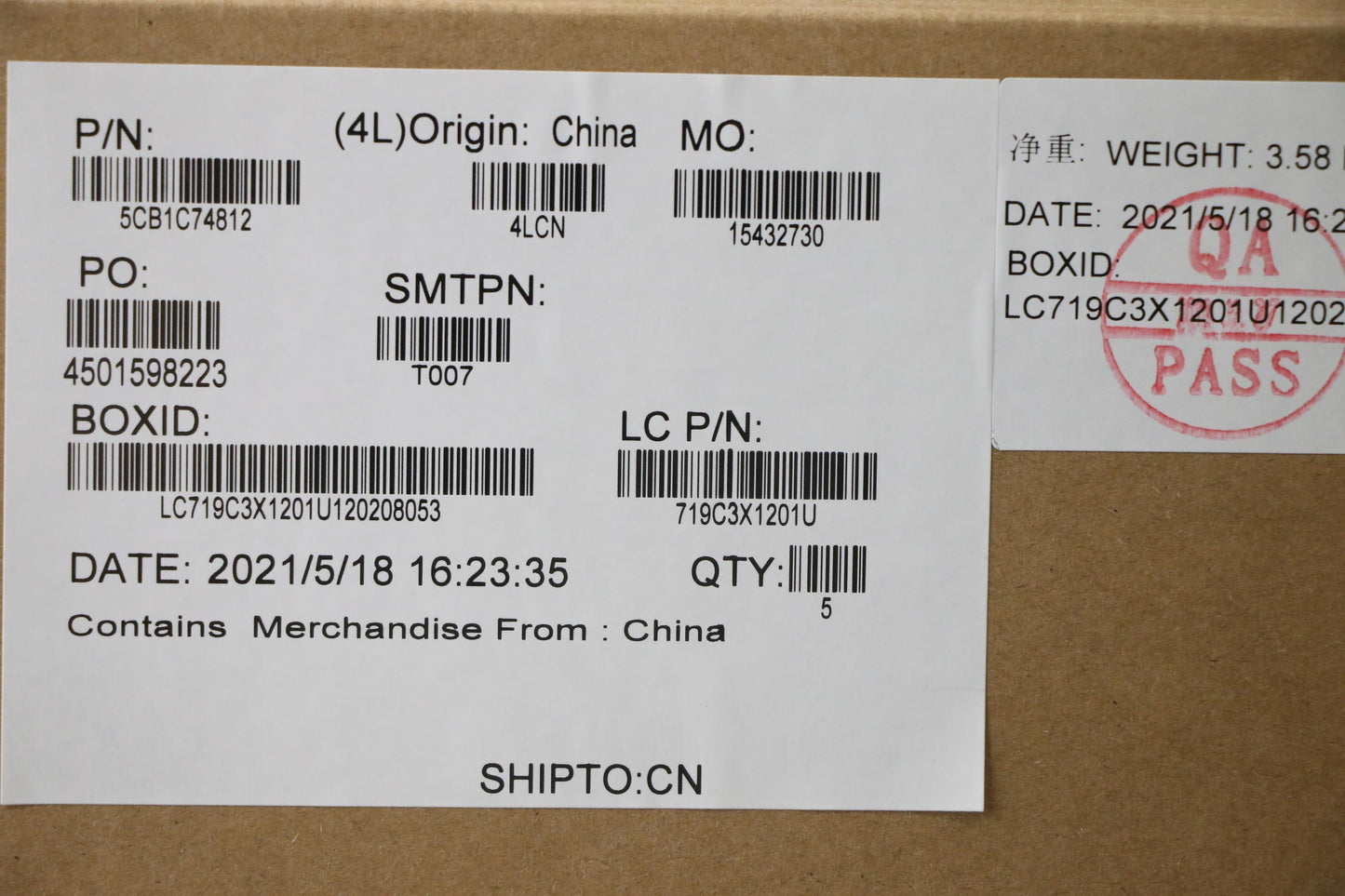 Lenovo Cover Upper Case Asm_Ger L82Ju - 5CB1C74812