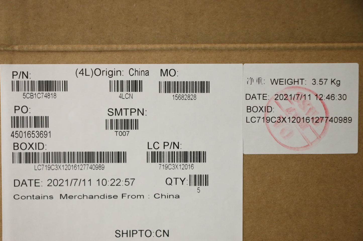 Lenovo Cover Upper Case Asm_Ita L82Ju - 5CB1C74818