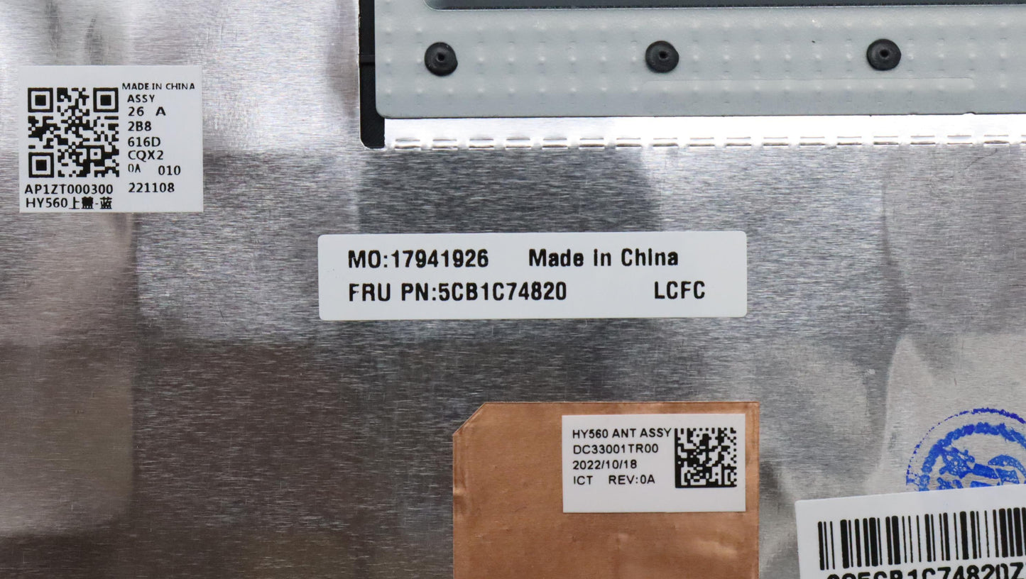 Lenovo Cover Upper Case Asm_Kor L82Ju - 5CB1C74820