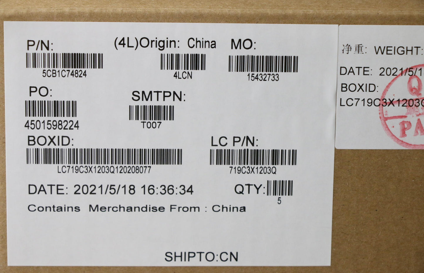 Lenovo Cover Upper Case Asm_Rus L82Ju - 5CB1C74824