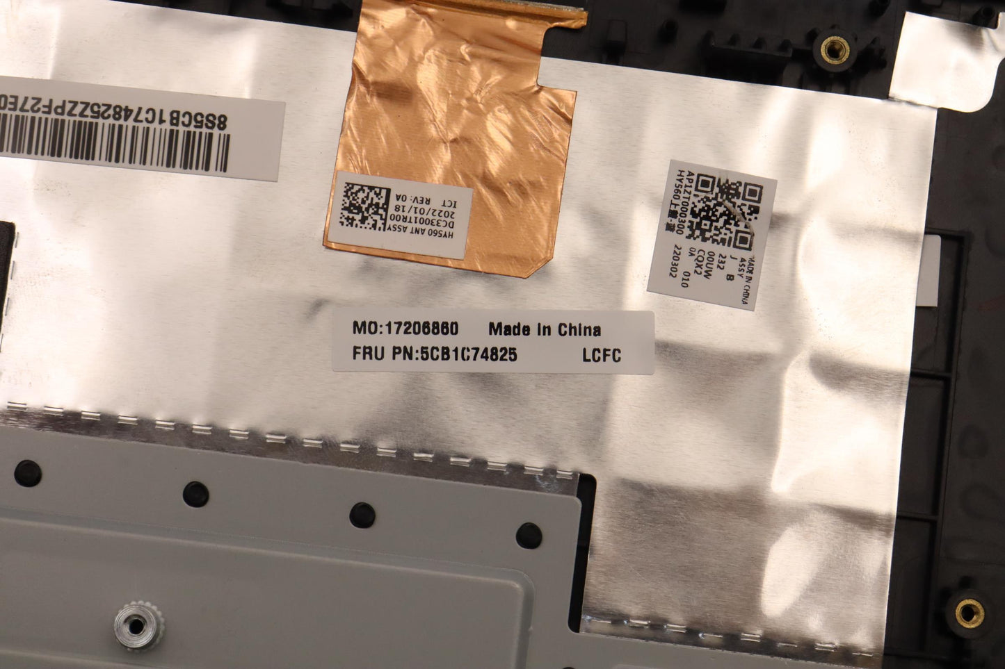 Lenovo Cover Upper Case Asm_Slv L82Ju - 5CB1C74825