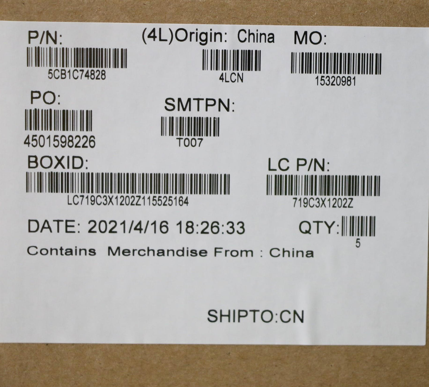 Lenovo Cover Upper Case Asm_Thai L82J - 5CB1C74828