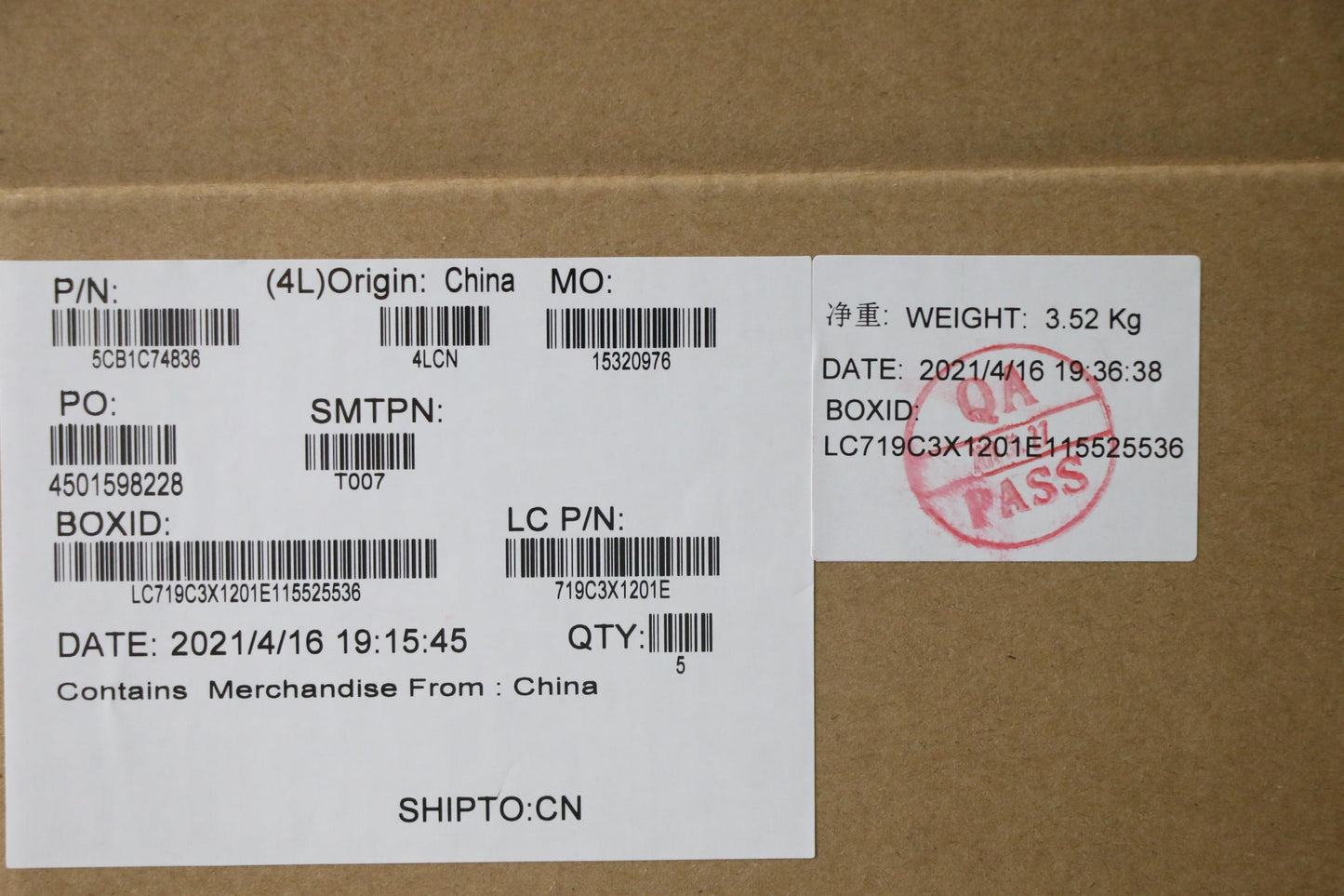 Lenovo Cover Upper Case Asm_Cze/Slkl8 - 5CB1C74836
