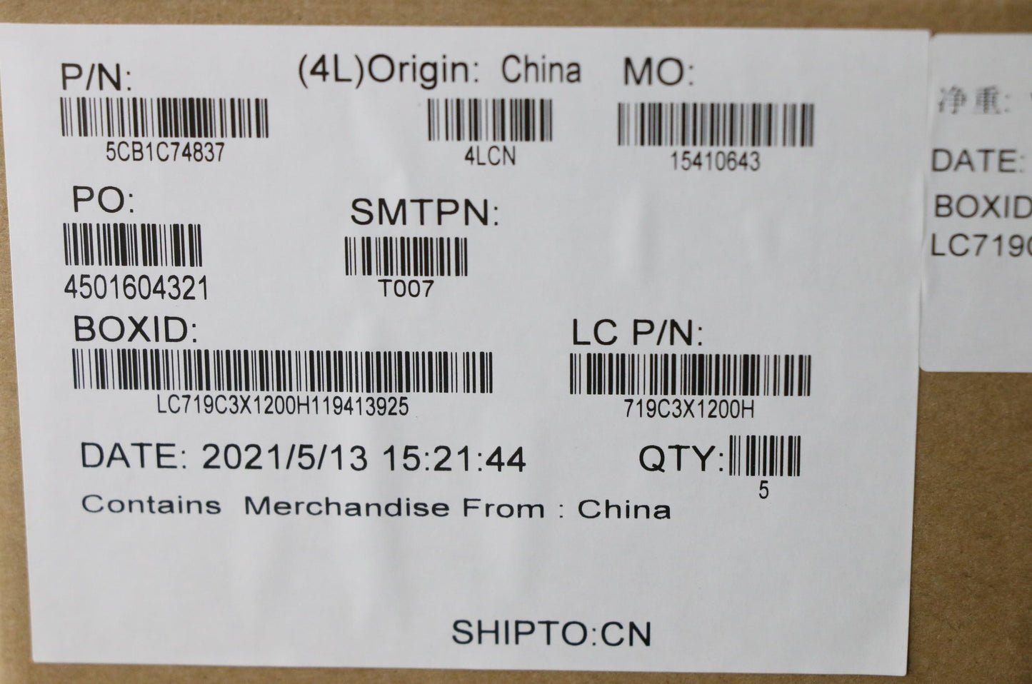 Lenovo Cover Upper Case Asm_Eng L82Ju - 5CB1C74837
