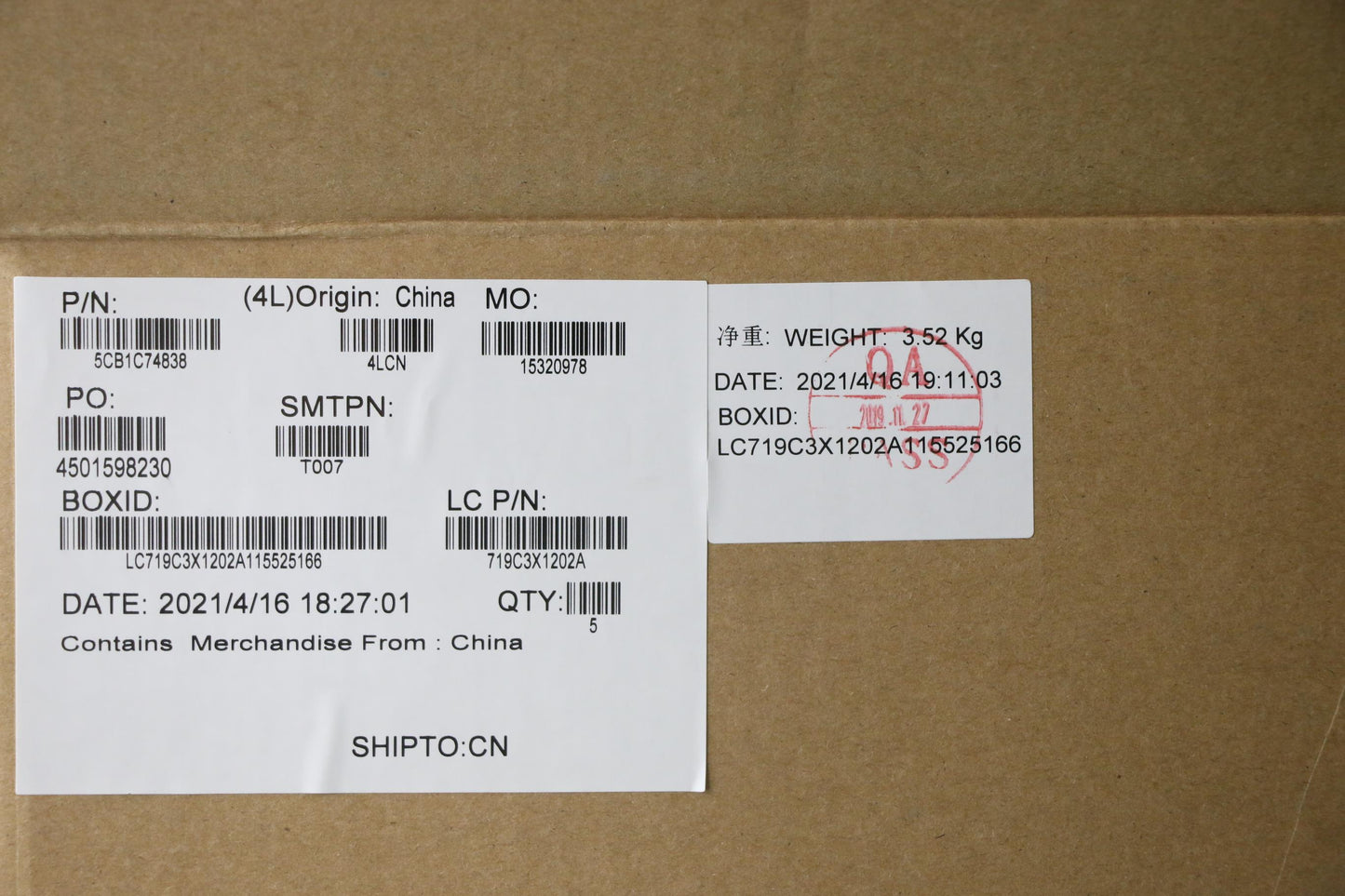 Lenovo Cover Upper Case Asm_Euroengl8 - 5CB1C74838