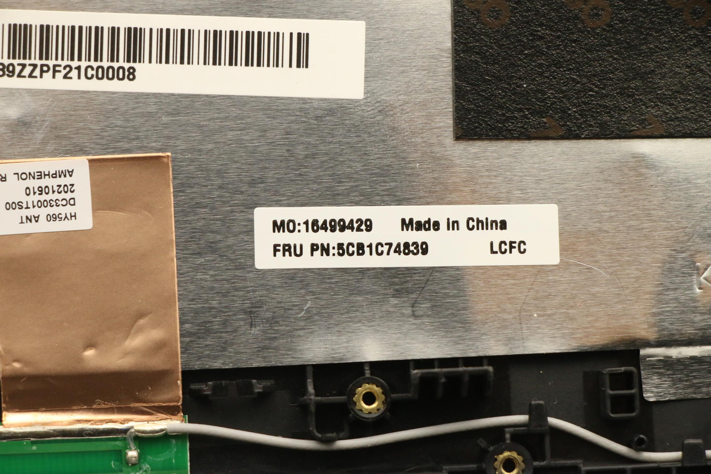 Lenovo Cover Upper Case Asm_Fra/Engl8 - 5CB1C74839