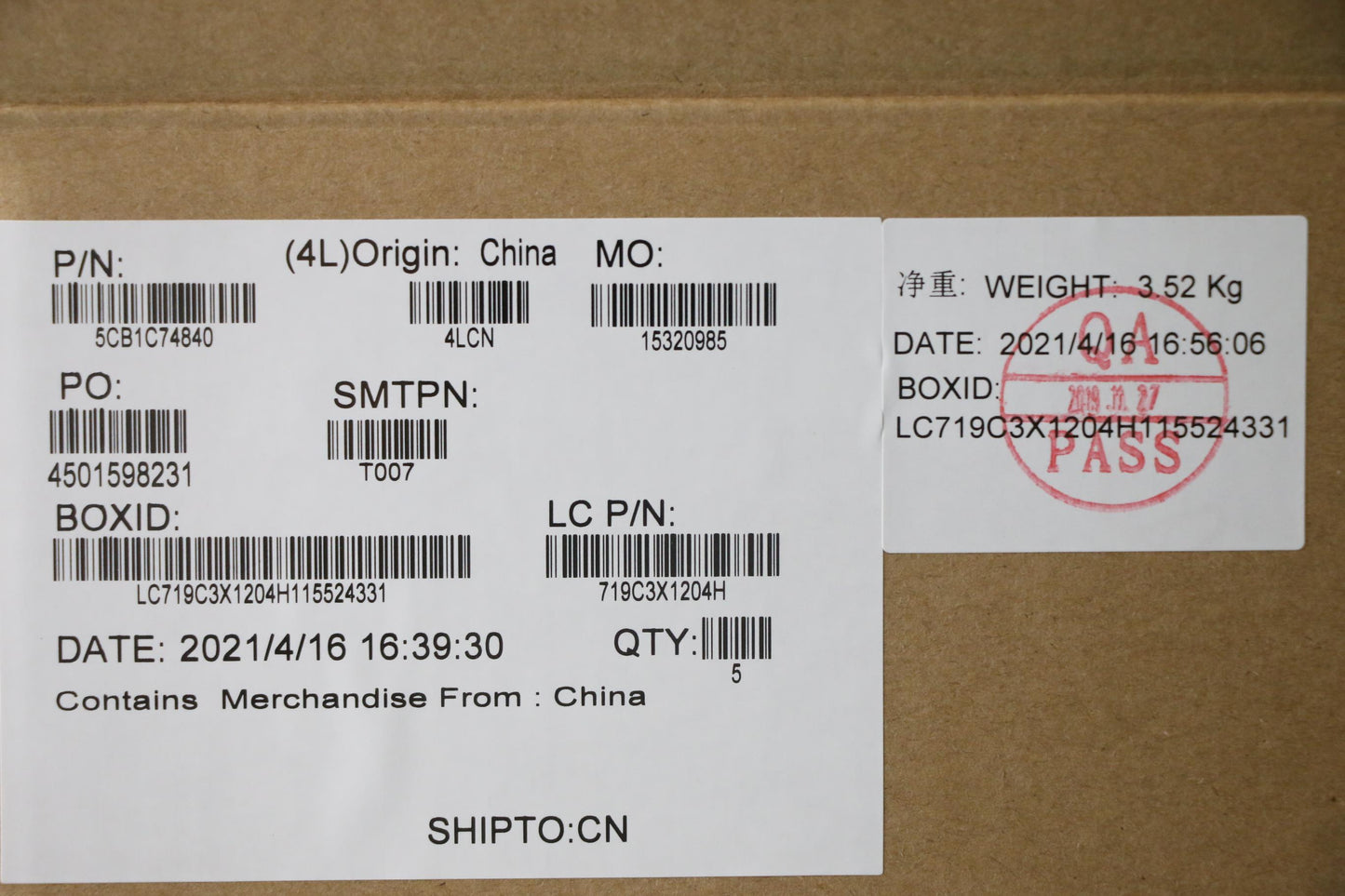 Lenovo Cover Upper Case Asm_Uke L82Ju - 5CB1C74840