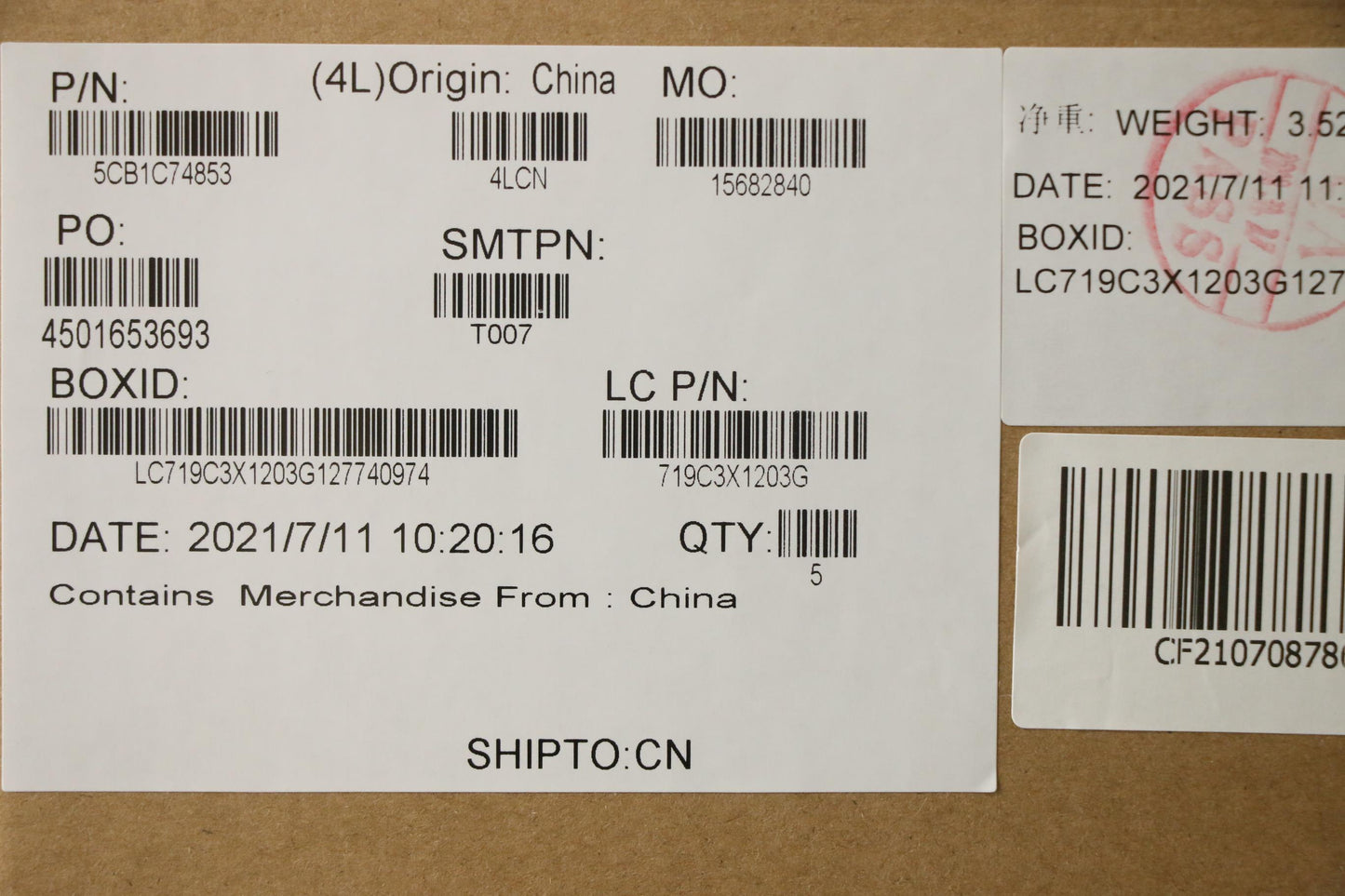 Lenovo Cover Upper Case Asm_Laspal82J - 5CB1C74853