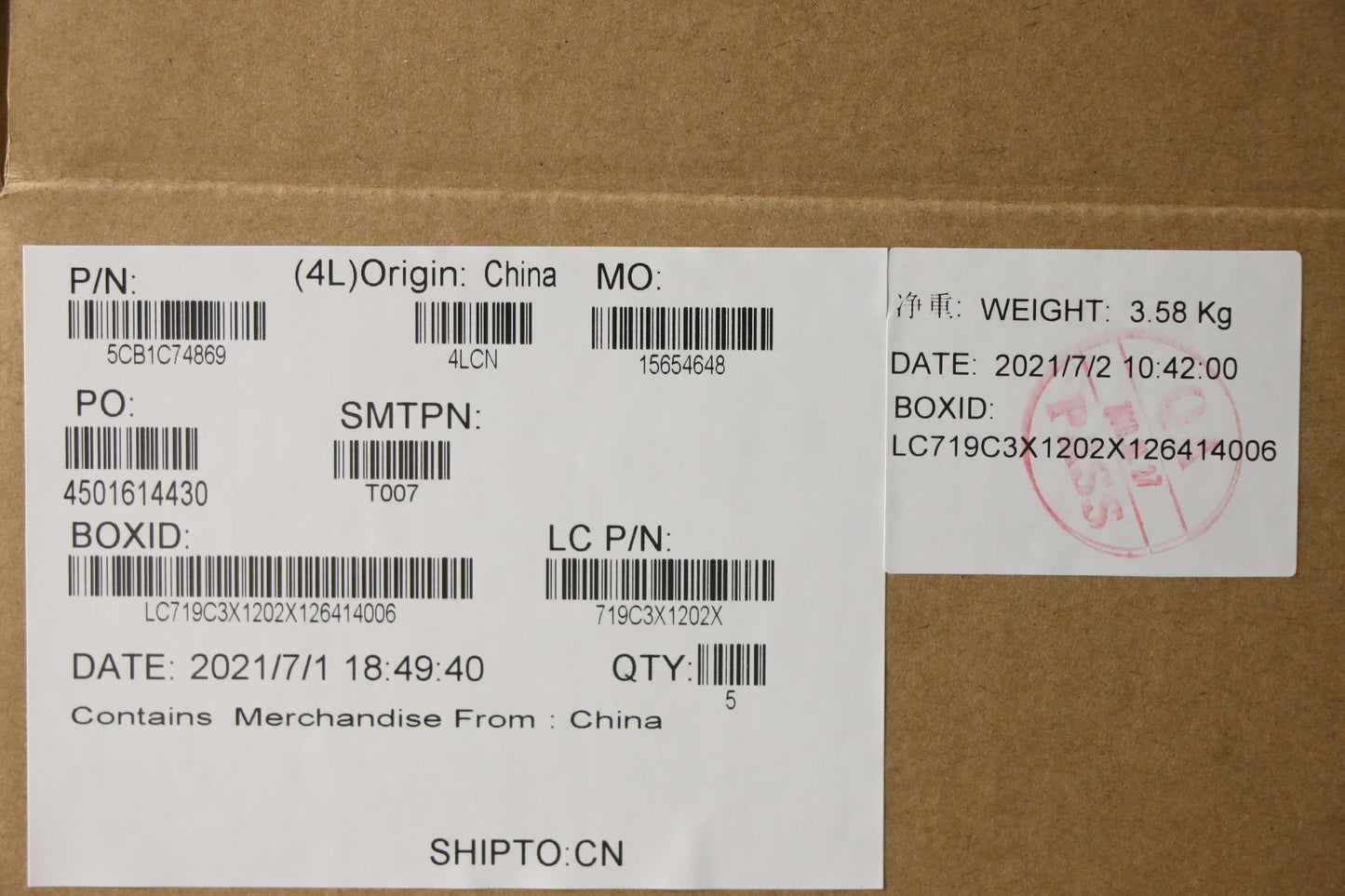 Lenovo Cover Upper Case Asm_Eng L82Ju - 5CB1C74869