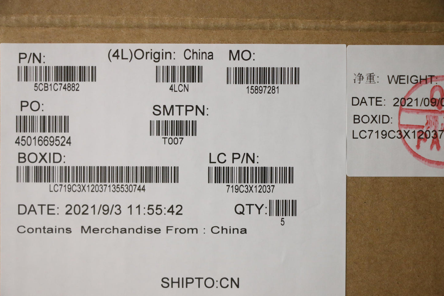 Lenovo Cover Upper Case Asm_Ita L82Ju - 5CB1C74882