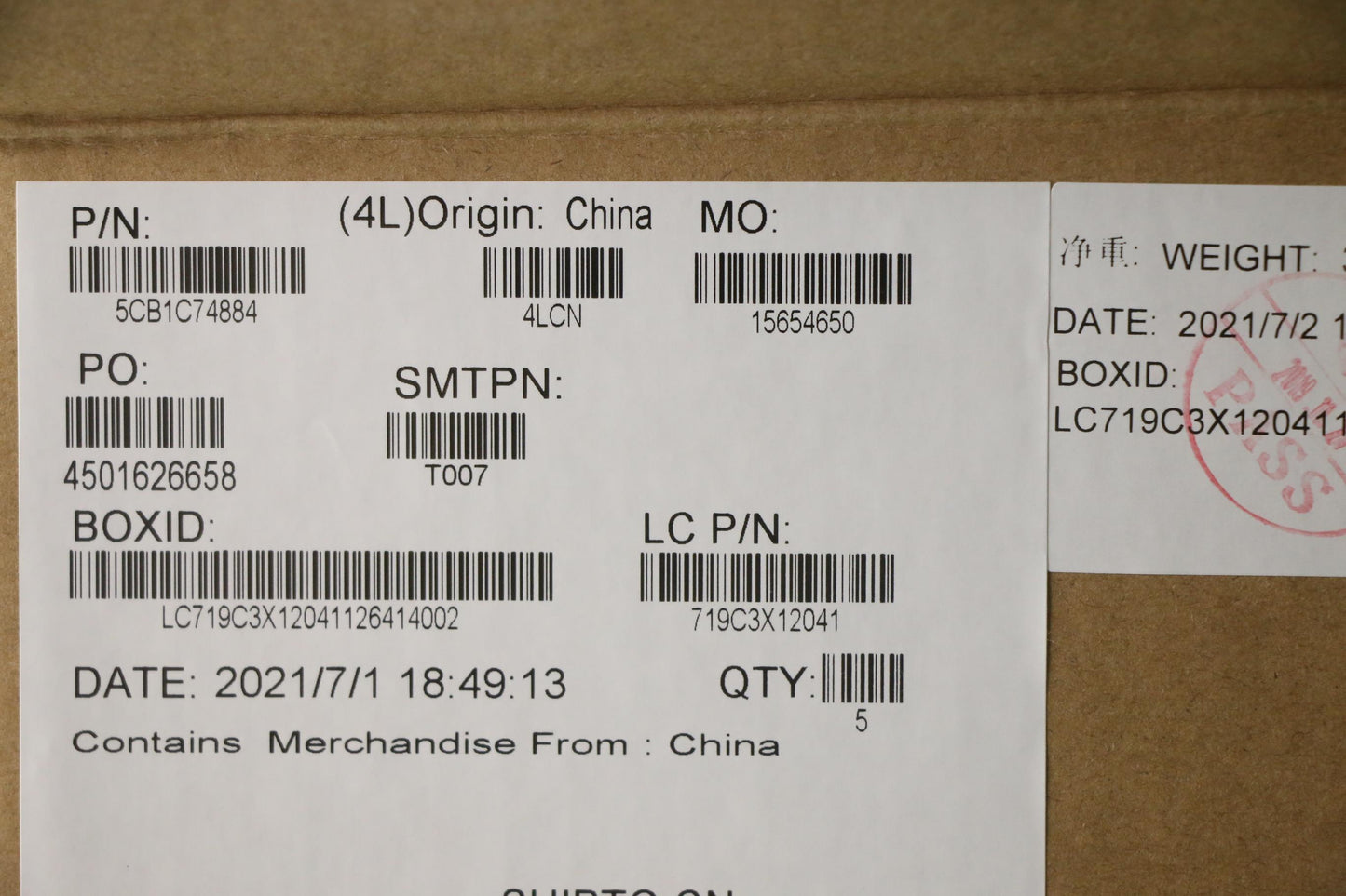 Lenovo Cover Upper Case Asm_Kor L82Ju - 5CB1C74884