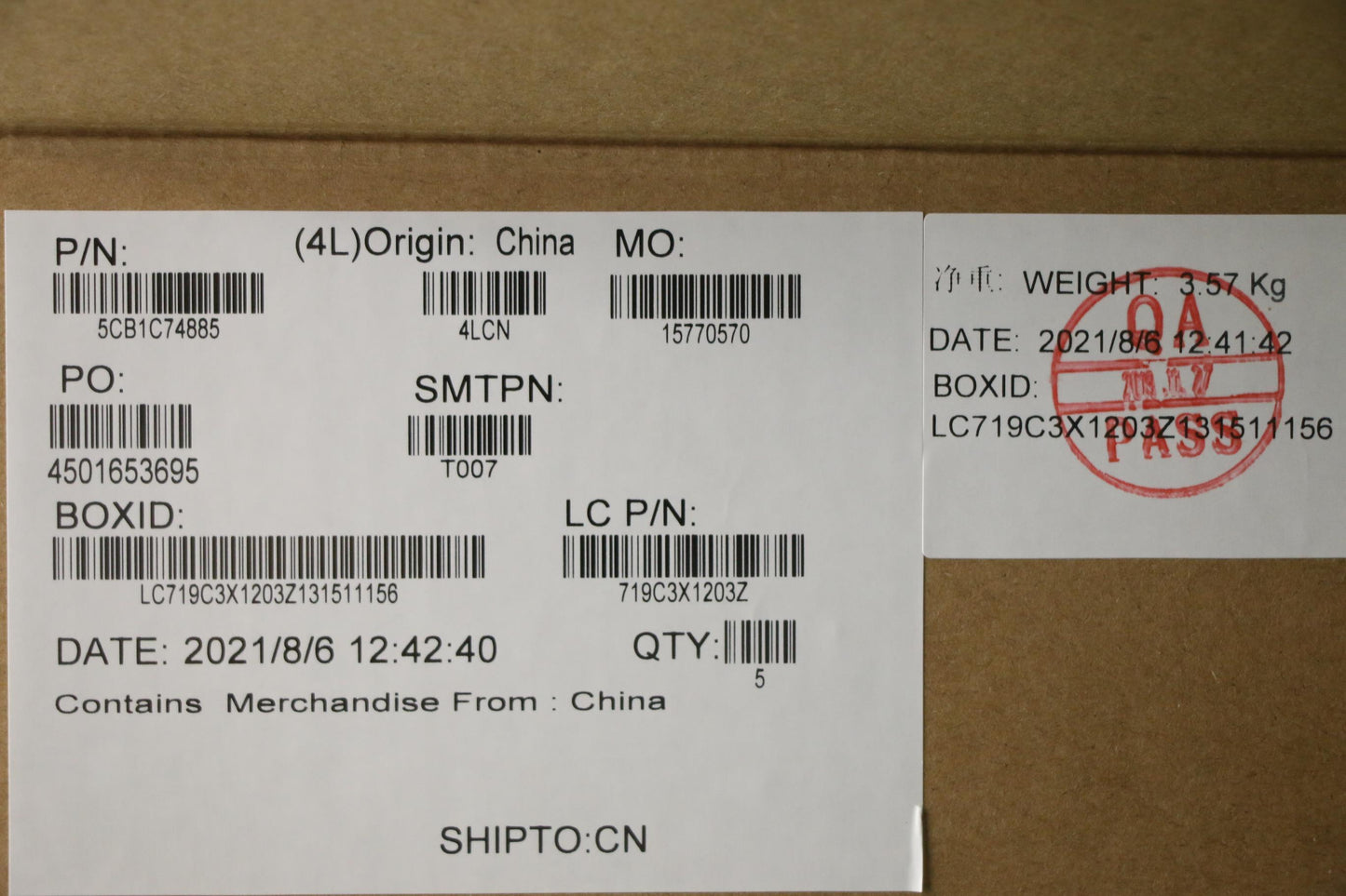 Lenovo Cover Uppercaseasm_La Spa L82J - 5CB1C74885