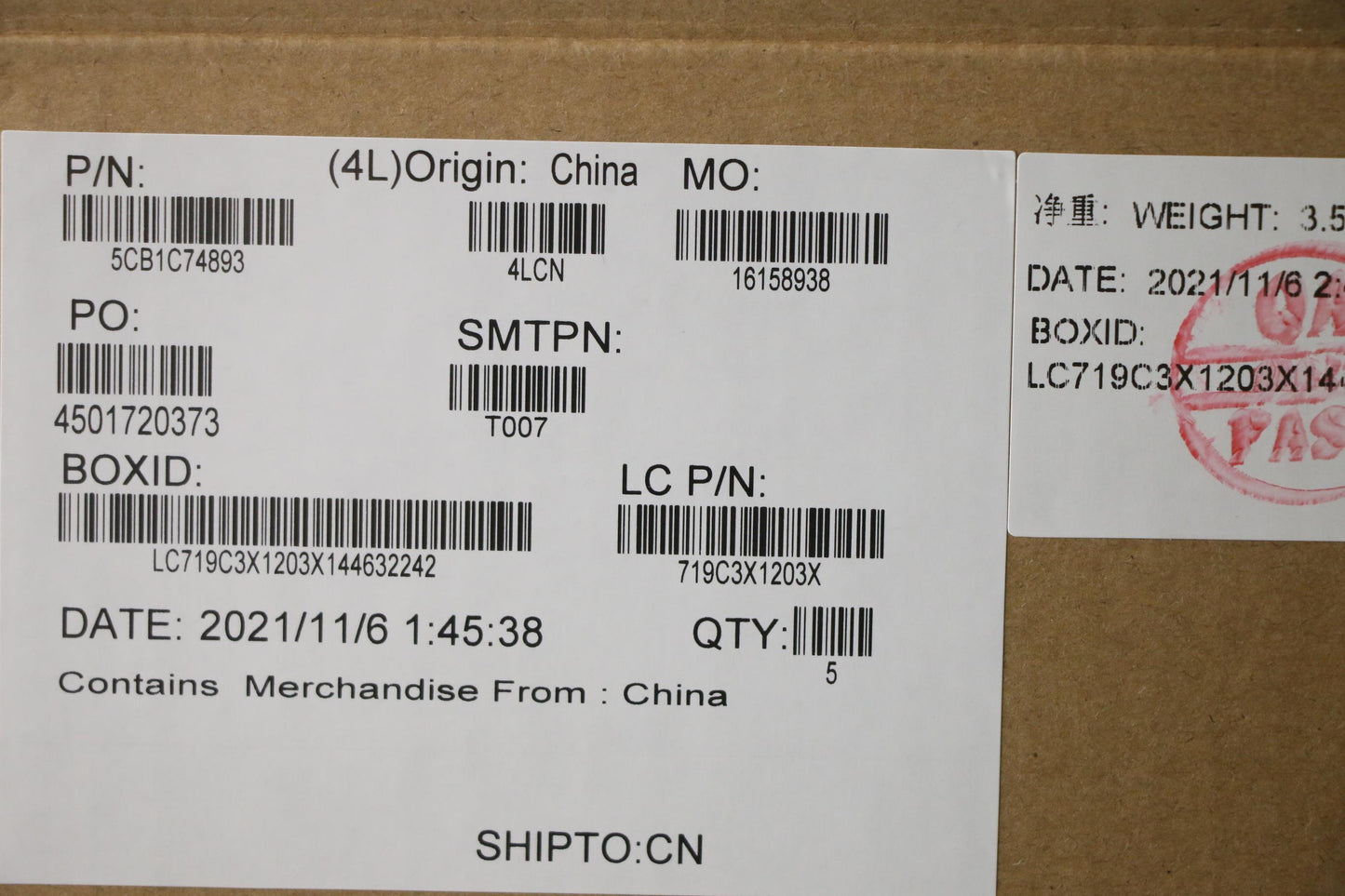 Lenovo Cover Upper Case Asm_Tc L82Ju - 5CB1C74893