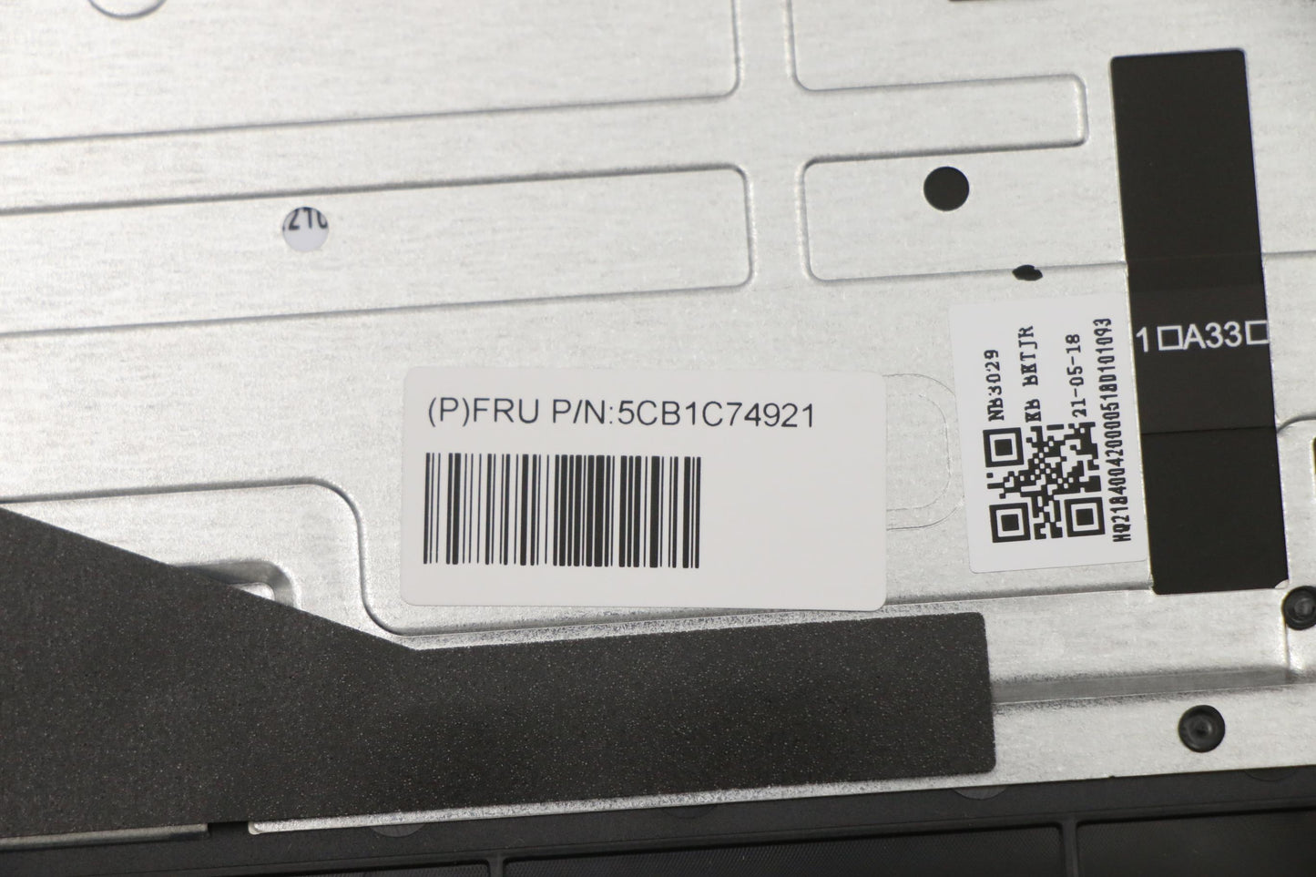Lenovo Cover Upper Case Asm_Nordic H8 - 5CB1C74921