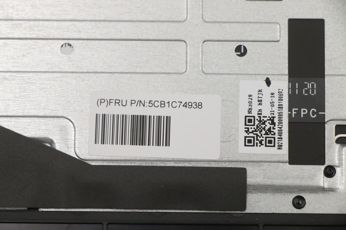 Lenovo Cover Upper Case Asm_Eng H82L5 - 5CB1C74938