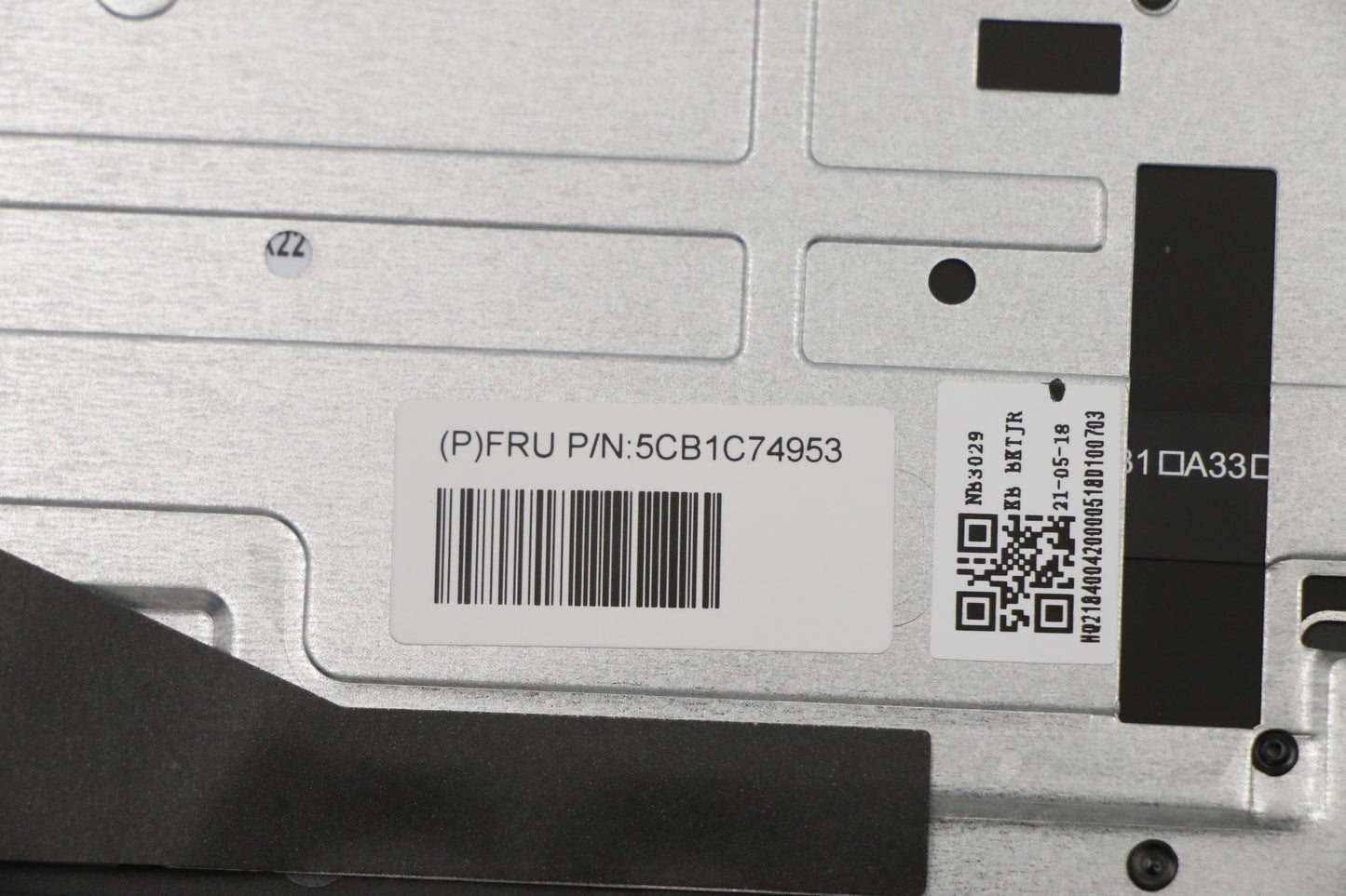 Lenovo Cover Upper Case Asm_Nordic H8 - 5CB1C74953