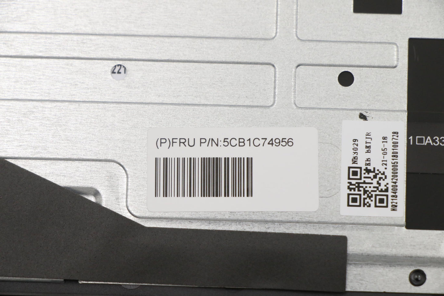 Lenovo Cover Upper Case Asm_Slv H82L5 - 5CB1C74956