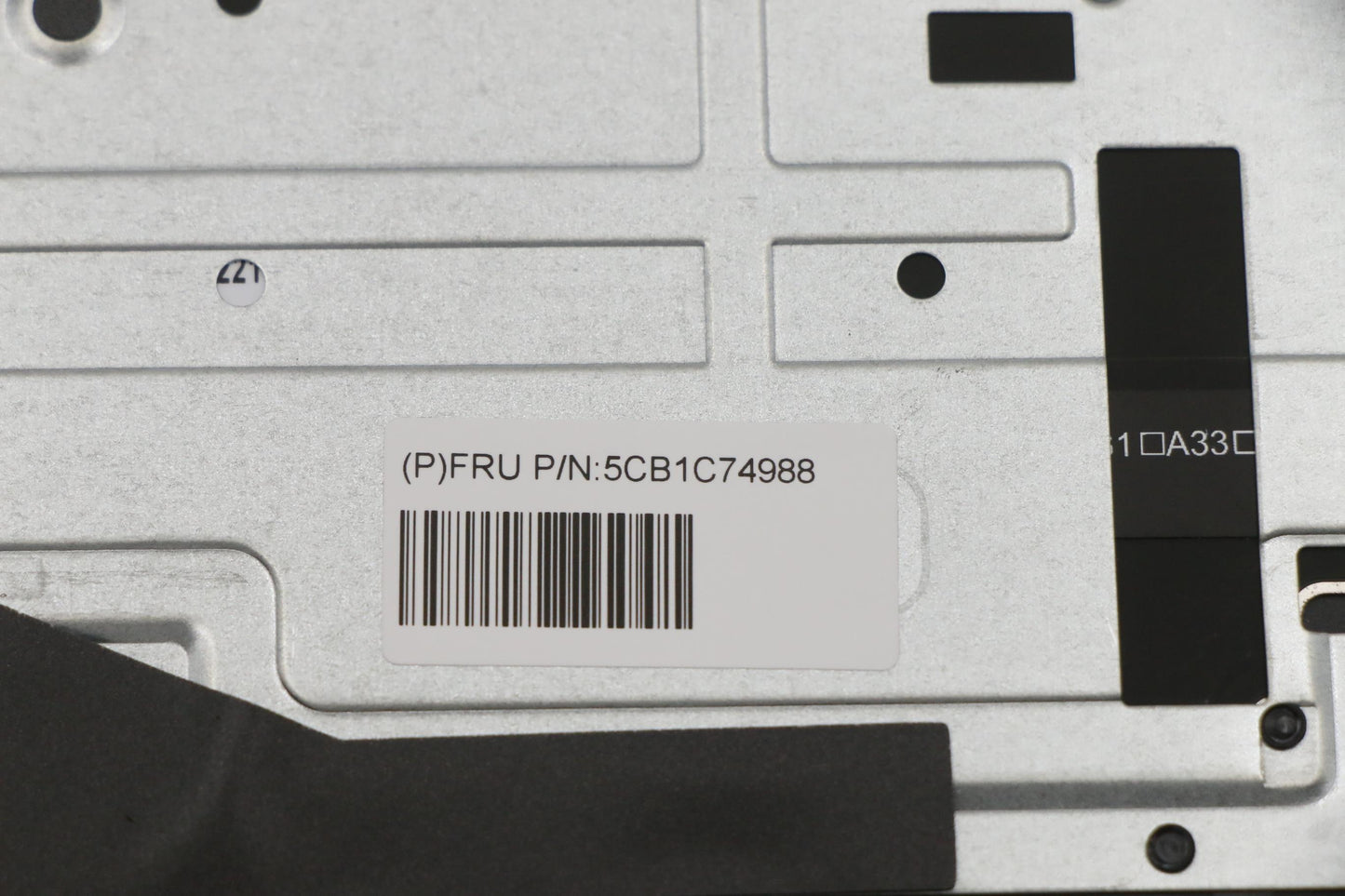 Lenovo Cover Upper Case Asm_Slv H82L5 - 5CB1C74988