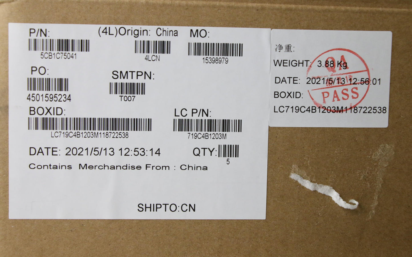 Lenovo Cover Upper Case Asm_Ger L82Kv - 5CB1C75041