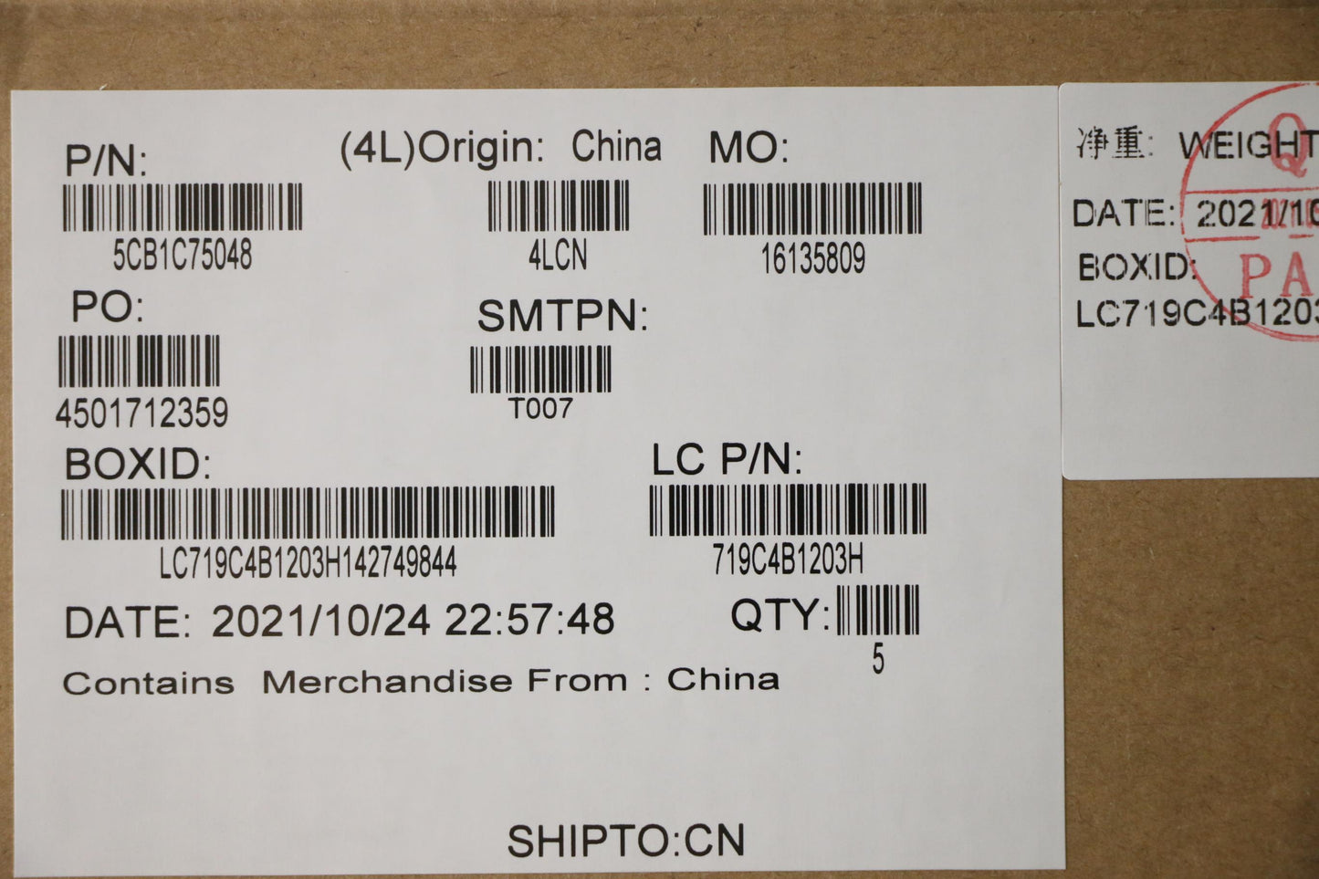 Lenovo Cover Upper Case Asm_Sws L82Kv - 5CB1C75048