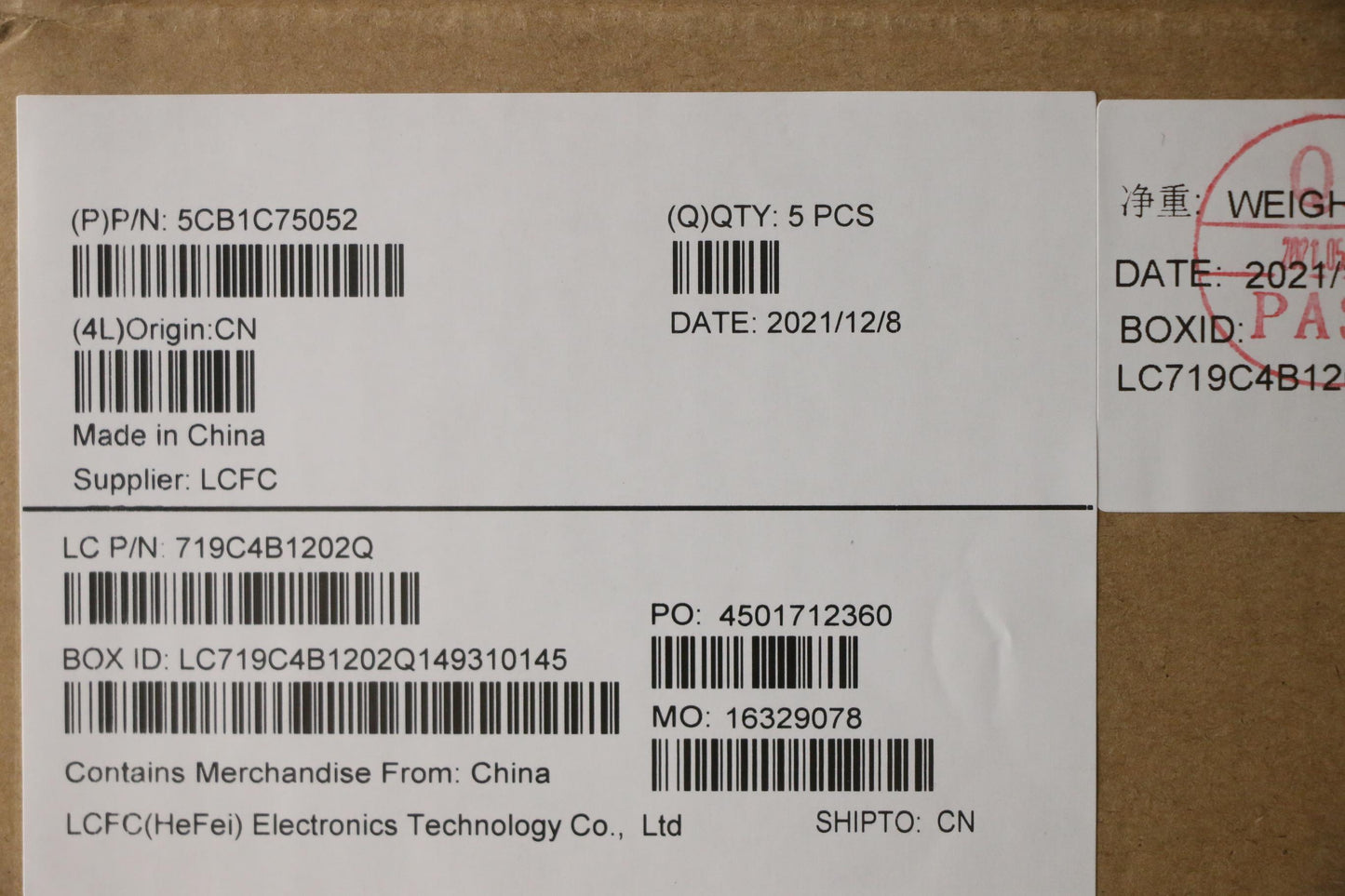 Lenovo Cover Upper Case Asm_Uke L82Kv - 5CB1C75052