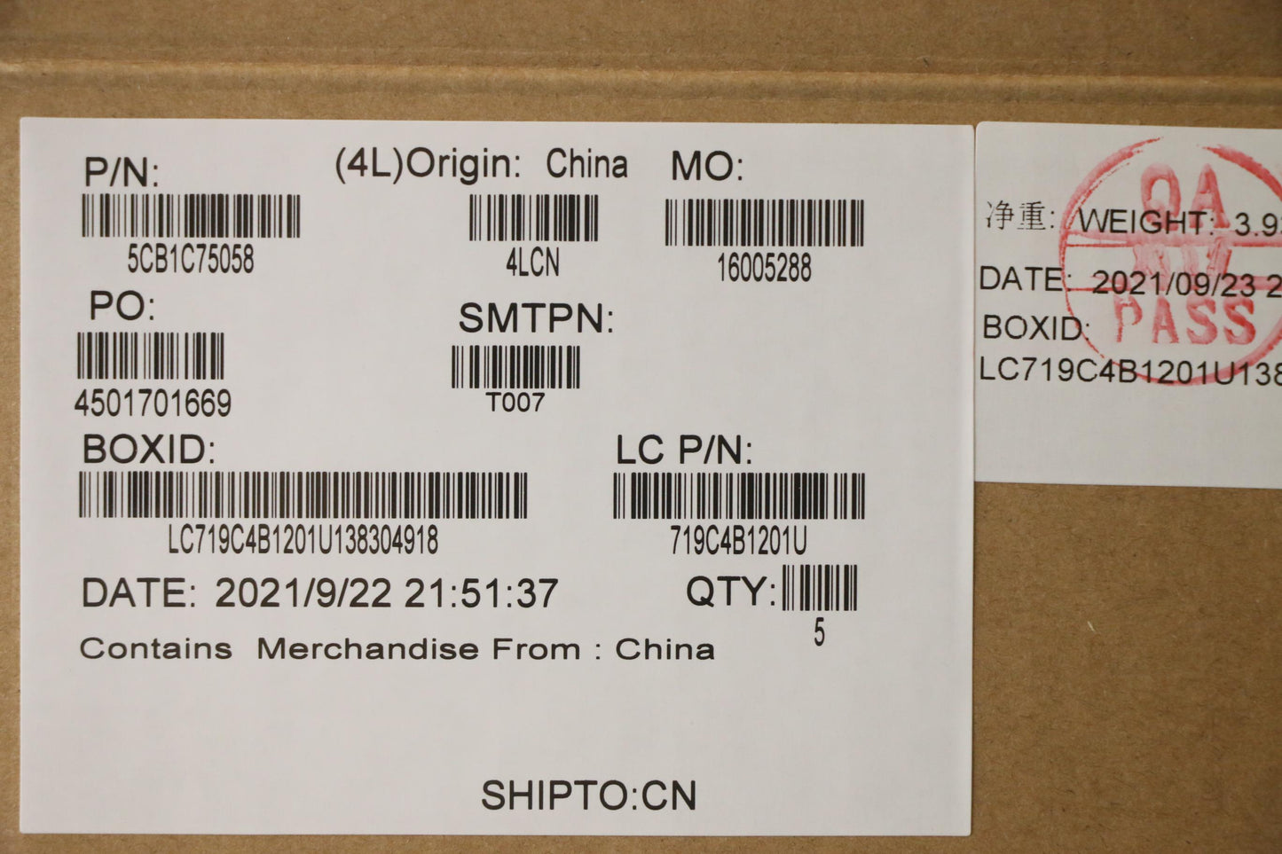 Lenovo Cover Upper Case Asm_Bel L82Kv - 5CB1C75058