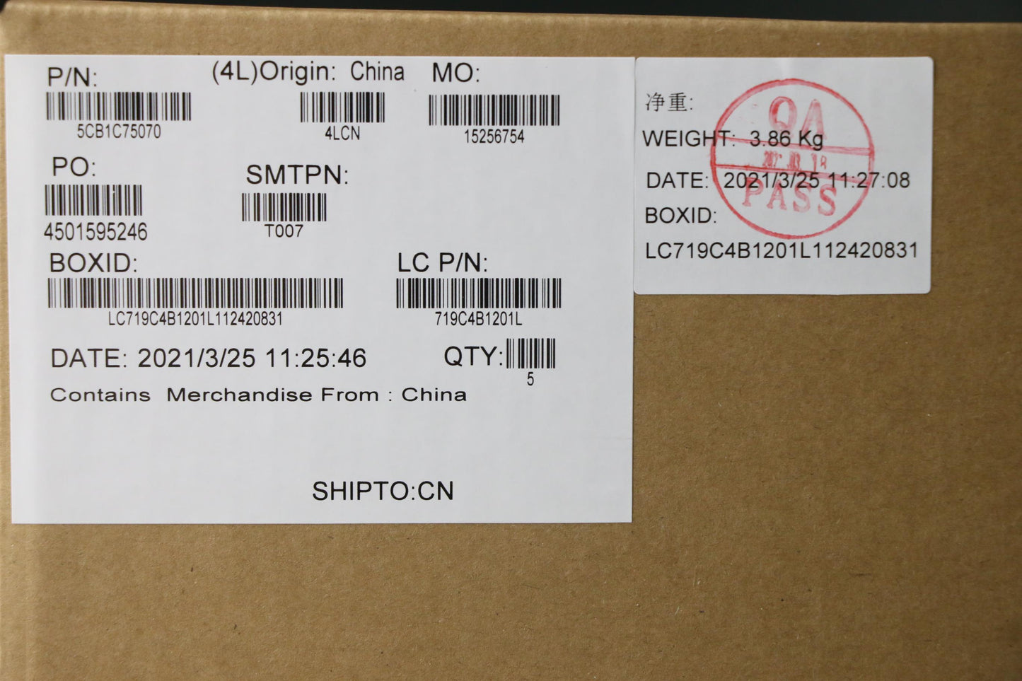 Lenovo Cover Upper Case Asm_Hbw L82Kv - 5CB1C75070