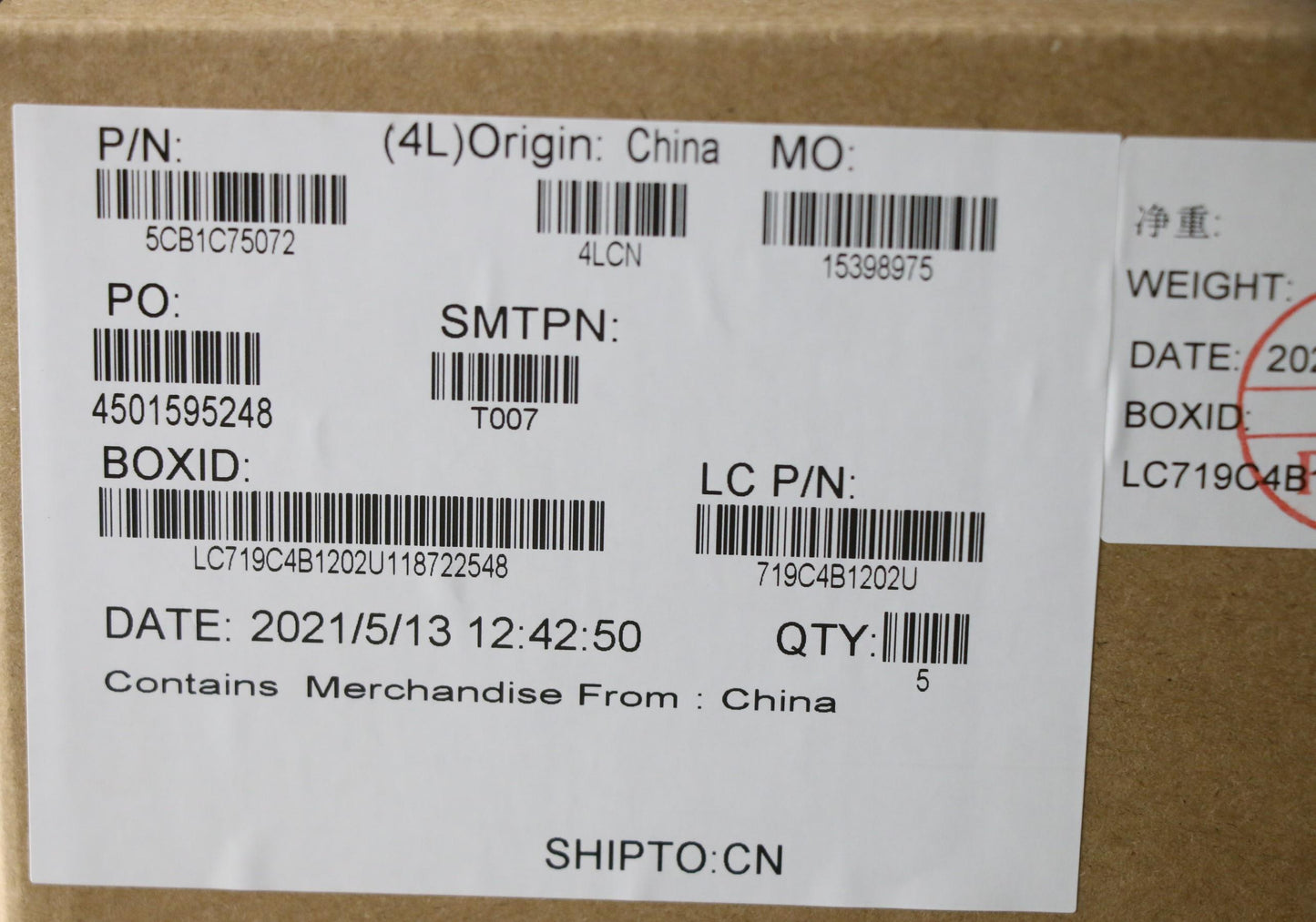 Lenovo Cover Upper Case Asm_Ger L82Kv - 5CB1C75072