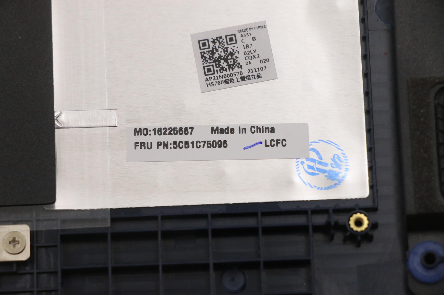 Lenovo Cover Upper Case Asm_Kor L82Kv - 5CB1C75096