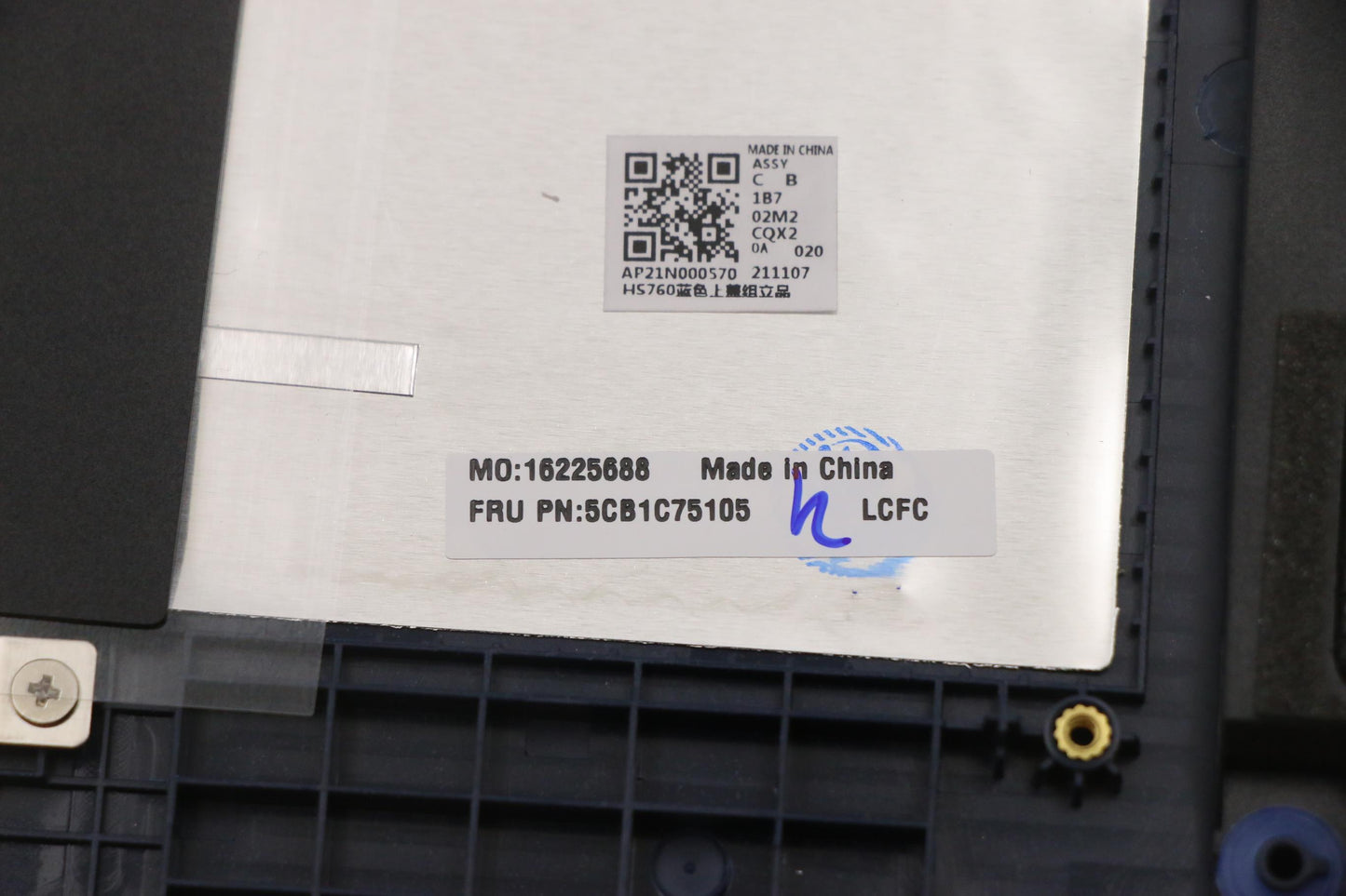 Lenovo Cover Upper Caseasm_Nordicl82K - 5CB1C75105