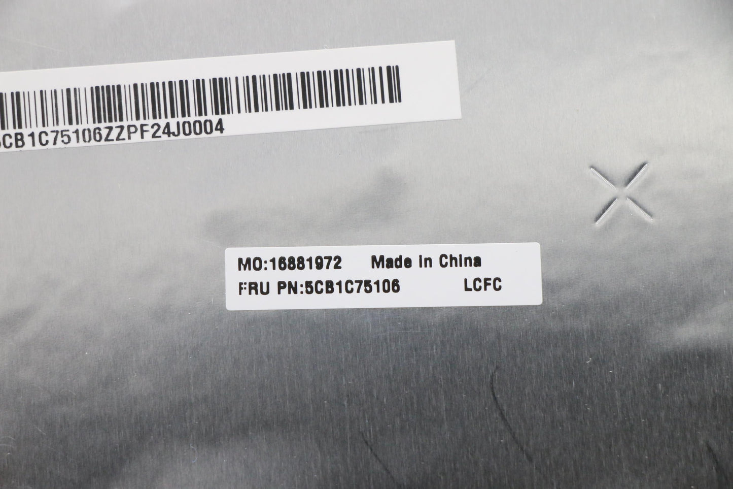 Lenovo Cover Upper Case Asm_Por L82Kv - 5CB1C75106