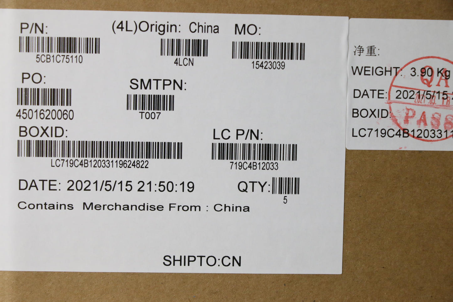 Lenovo Cover Upper Case Asm_Sws L82Kv - 5CB1C75110