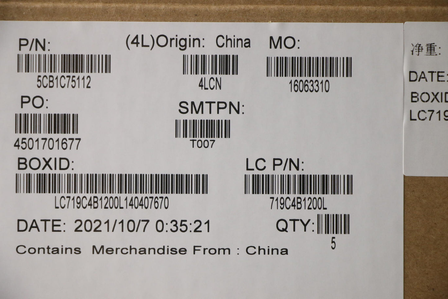 Lenovo Cover Upper Case Asm_Thai L82K - 5CB1C75112