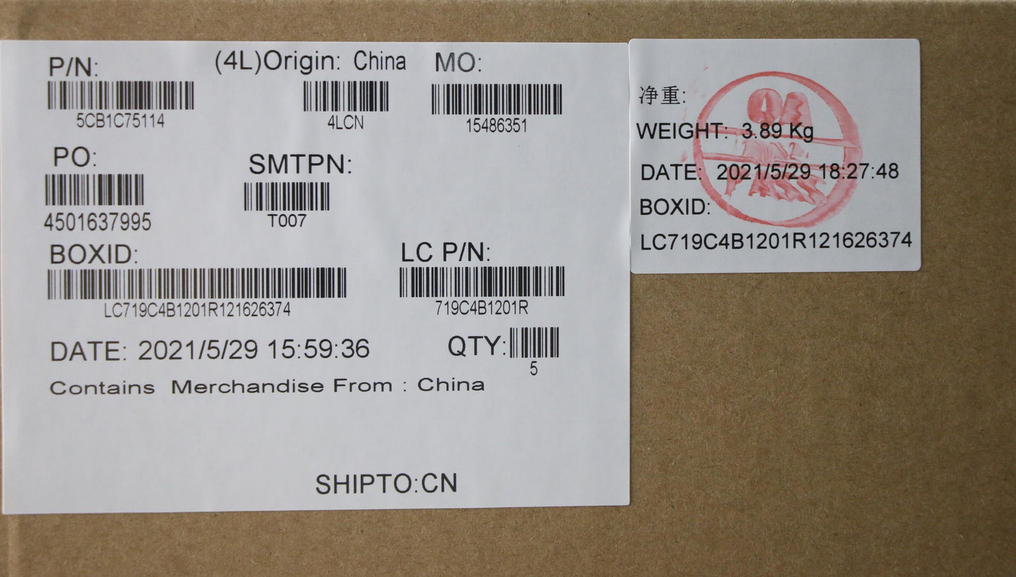 Lenovo Cover Upper Case Asm_Uke L82Kv - 5CB1C75114