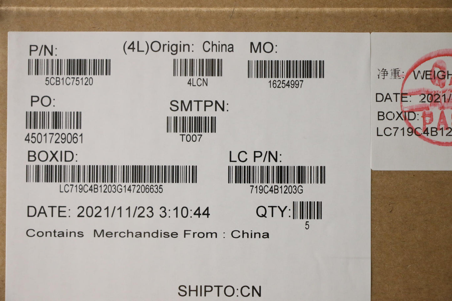 Lenovo Cover Upper Case Asm_Bel L82Kv - 5CB1C75120