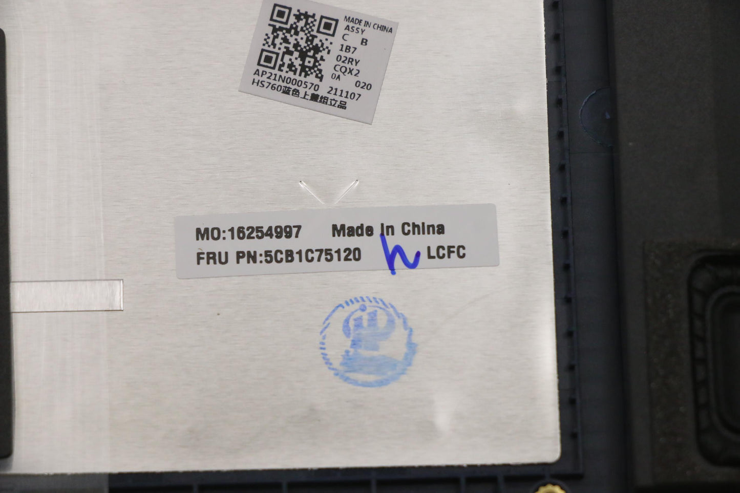 Lenovo Cover Upper Case Asm_Bel L82Kv - 5CB1C75120