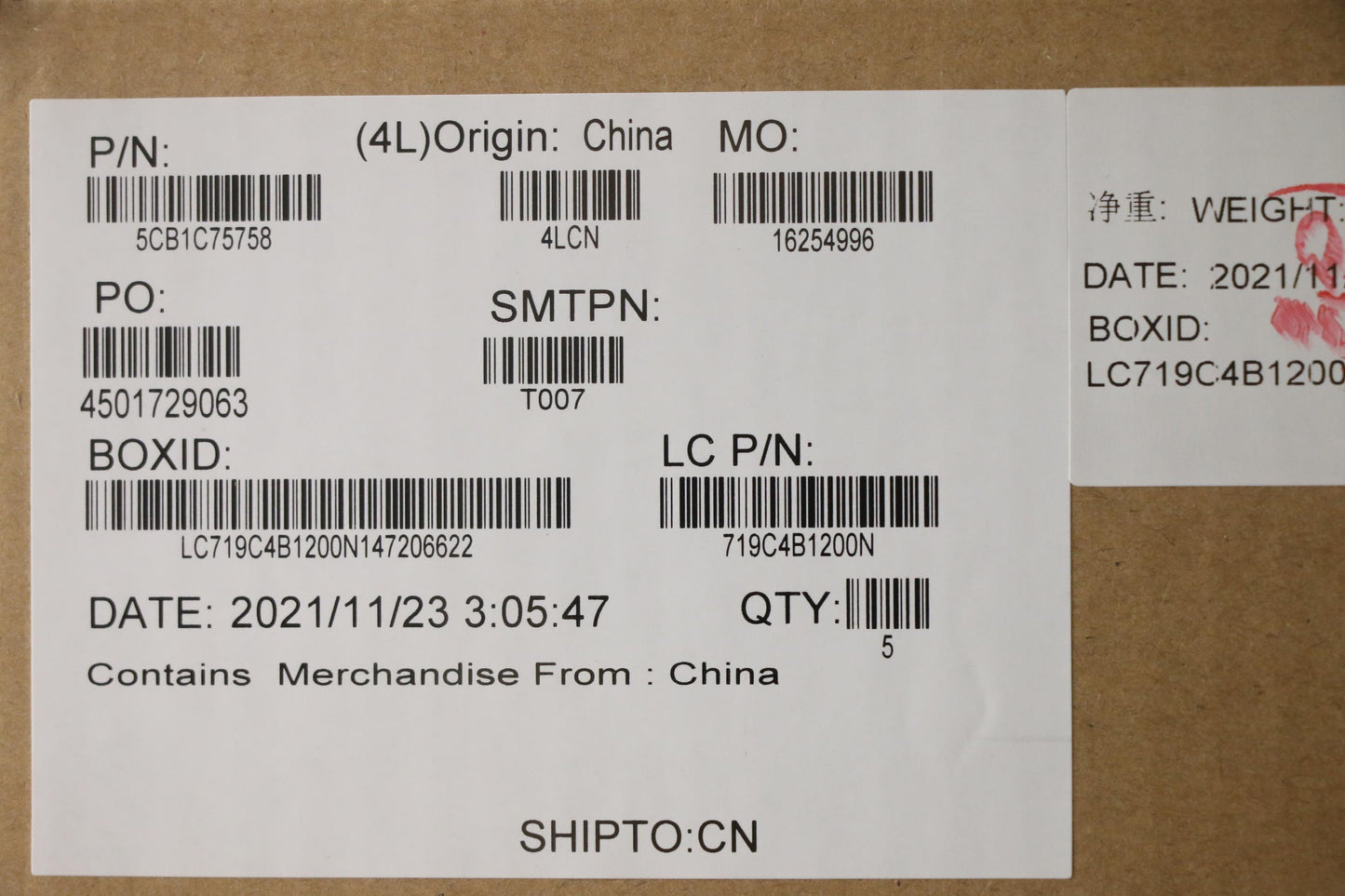 Lenovo Cover Upper Case Asm_Tc L82Kv - 5CB1C75758