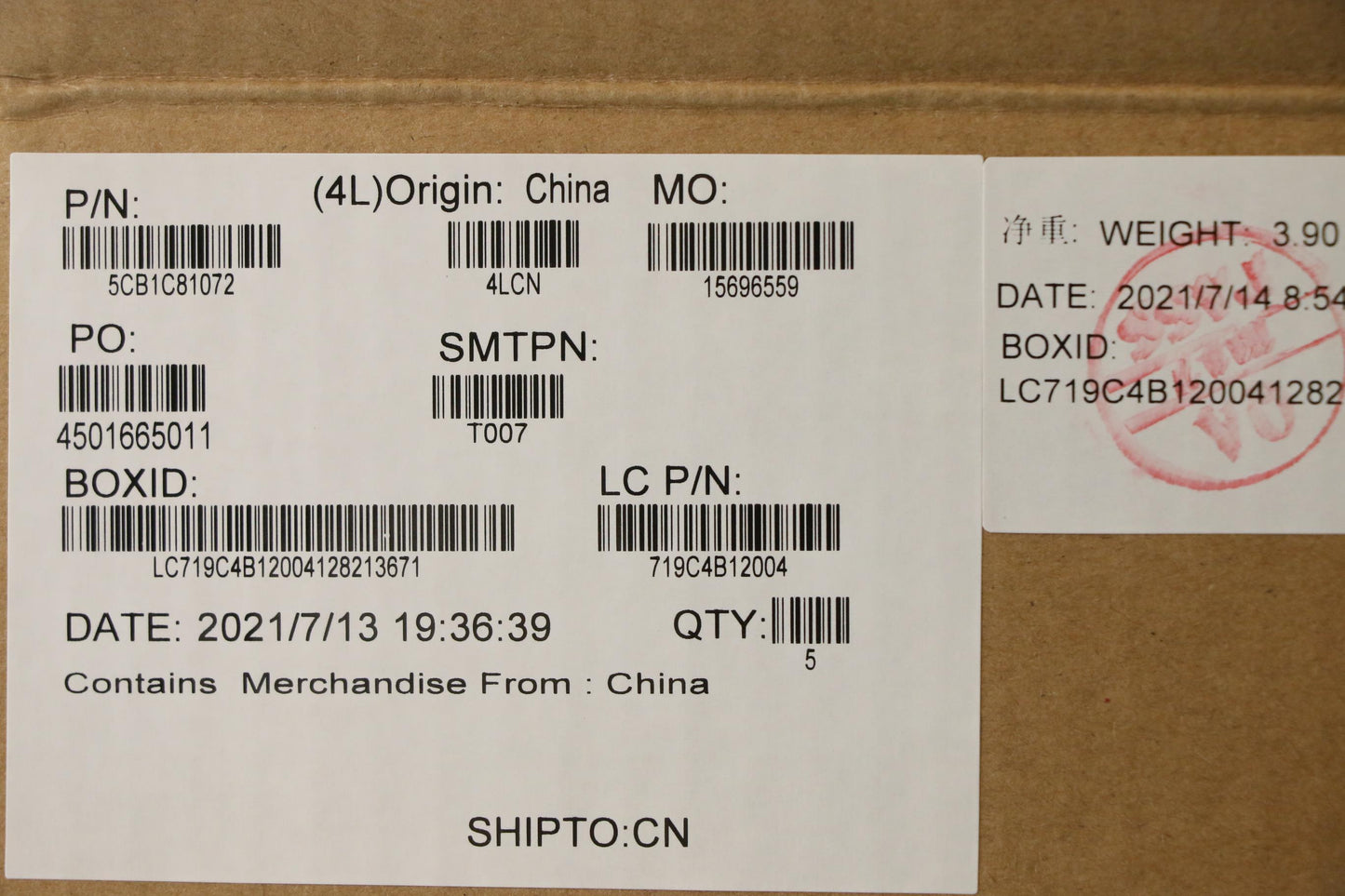 Lenovo Cover Upper Case Asm_Thai L82K - 5CB1C81072