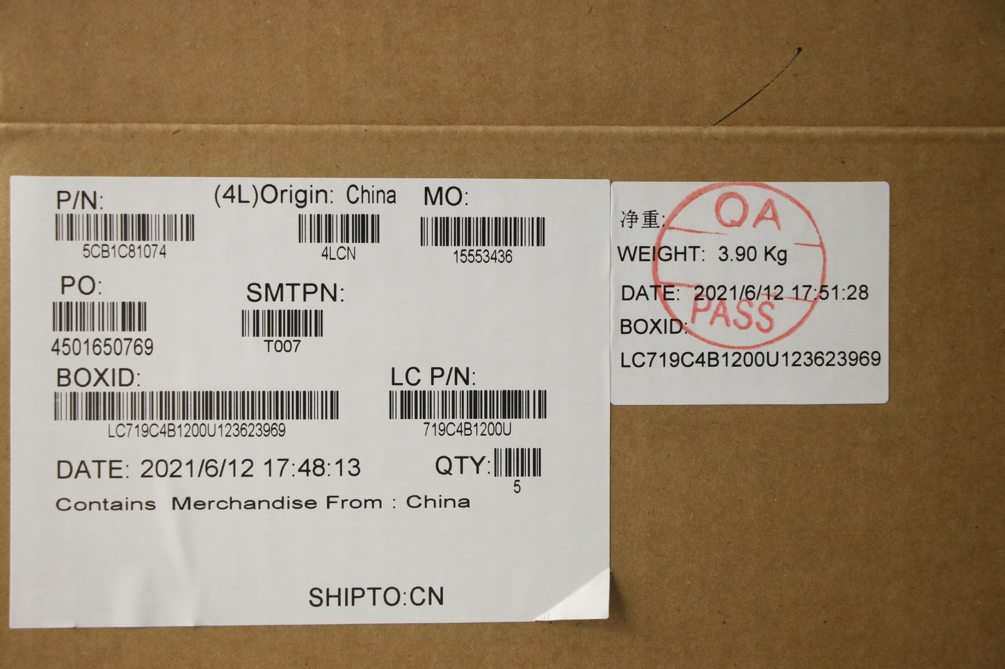 Lenovo Cover Upper Case Asm_Uke L82Kv - 5CB1C81074