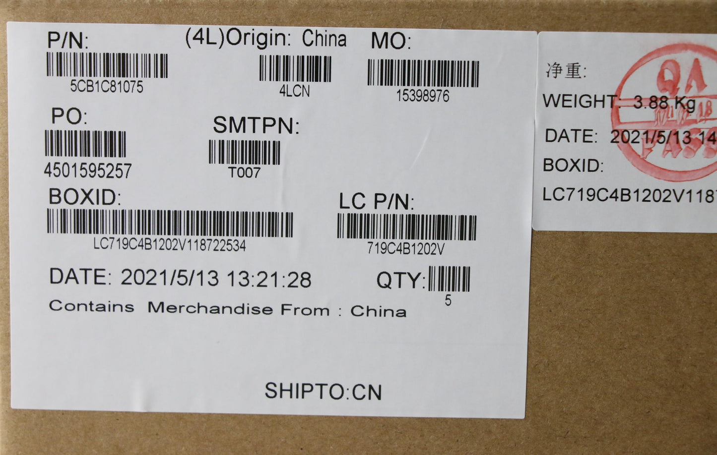 Lenovo Cover Uppercaseasm_Euroengl82K - 5CB1C81075