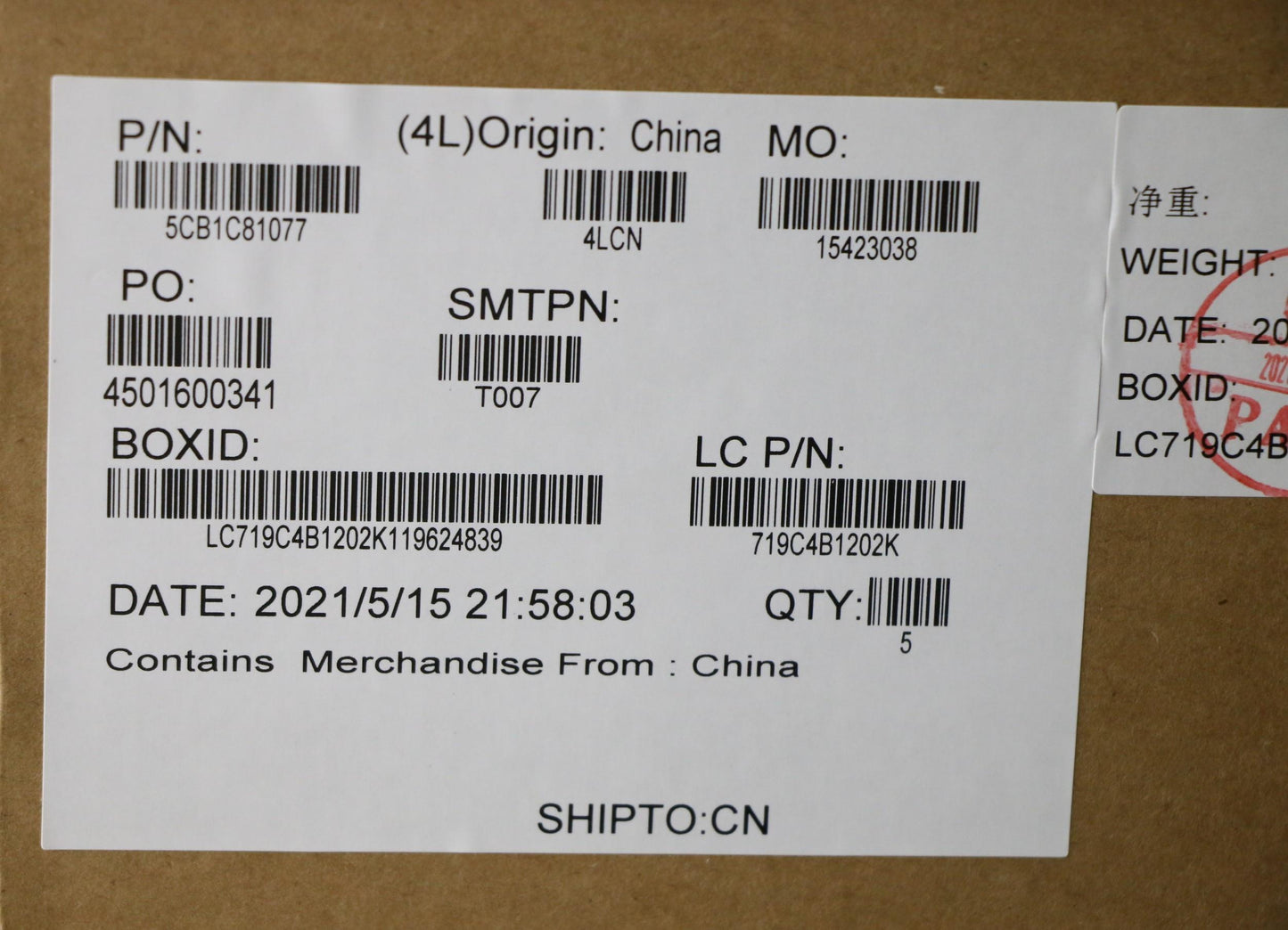 Lenovo Cover Uppercaseasm_Cze/Slkl82K - 5CB1C81077