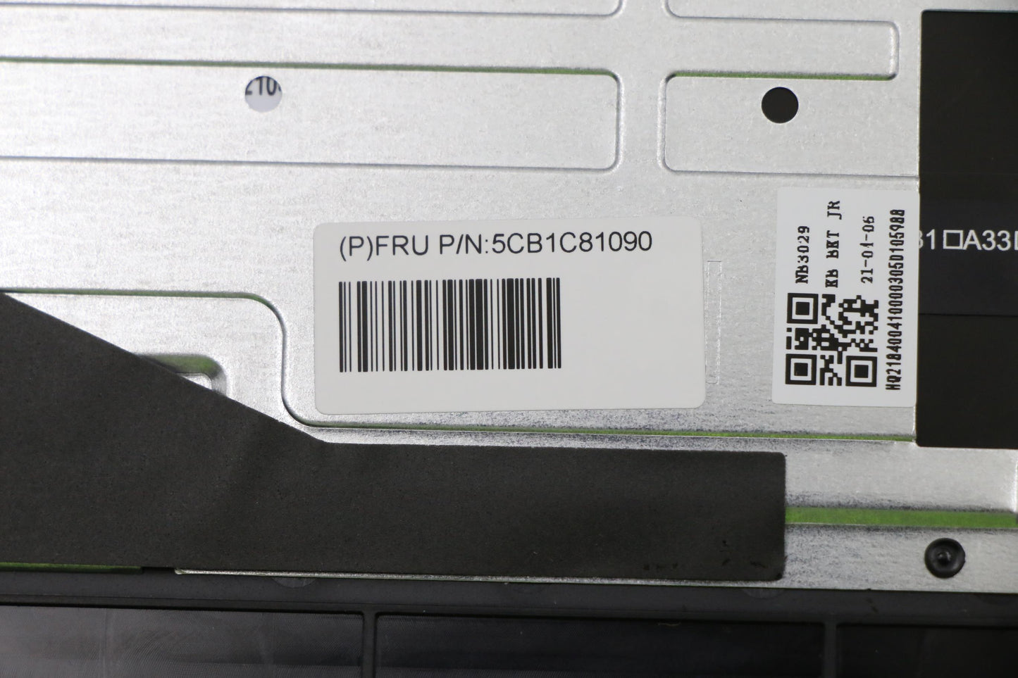 Lenovo Cover Upper Case Asm_Euro Eng - 5CB1C81090