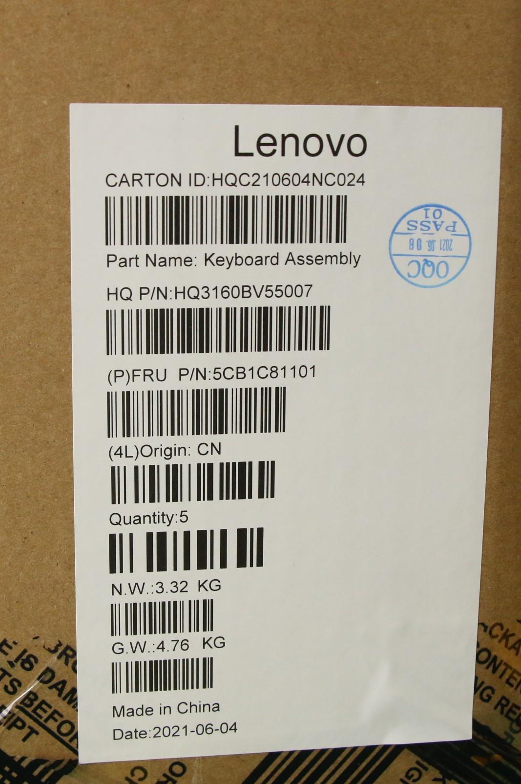 Lenovo Cover Upper Case Asm_Jpn H82L9 - 5CB1C81101