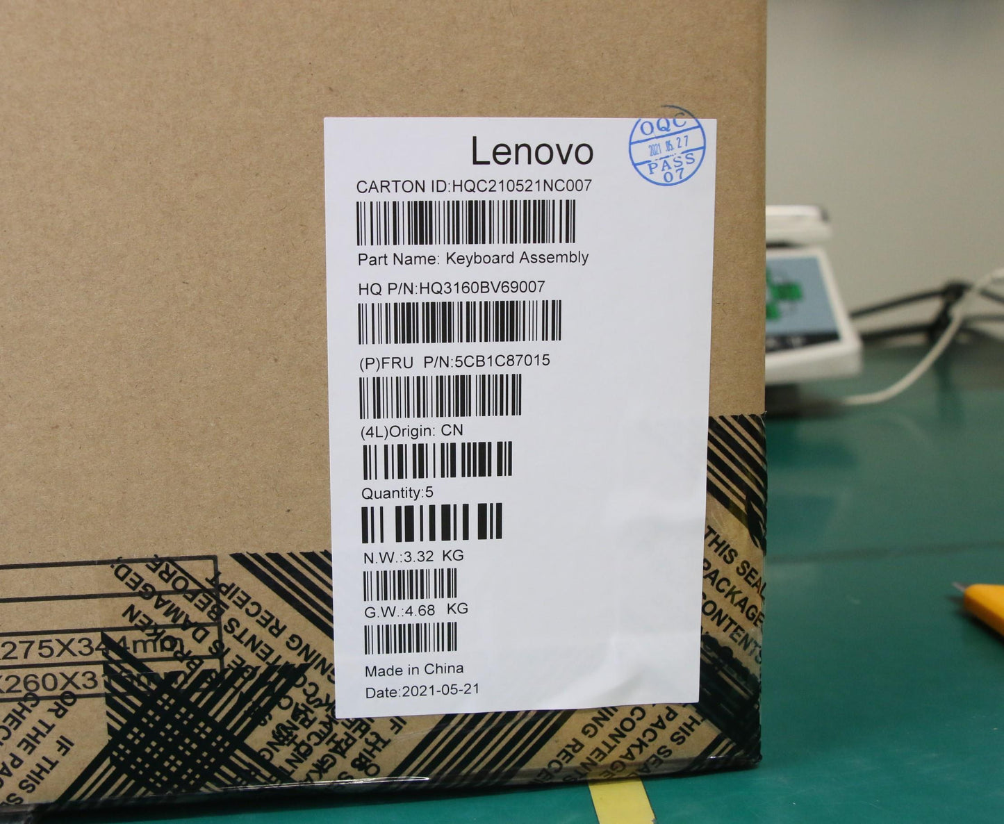 Lenovo Cover Upper Case Asm_Ara H82L9 - 5CB1C87015