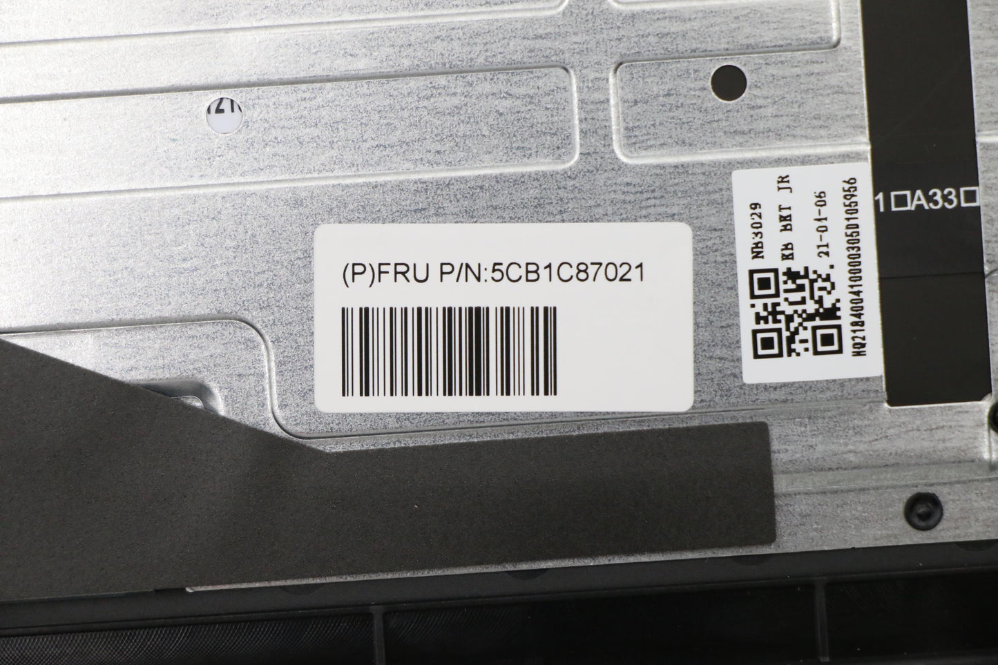 Lenovo Cover Upper Case Asm_Euro Eng - 5CB1C87021