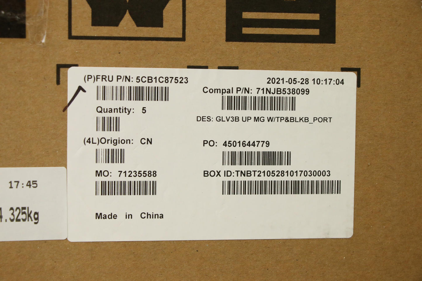 Lenovo Cover Uppercaseasm_Por C21A4 M - 5CB1C87523