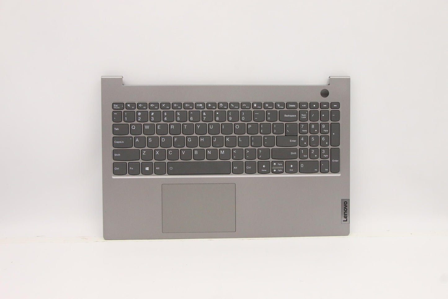 Lenovo C-Cover with Keyboard, USA English, Mineral Grey, Backlight - 5CB1C88617