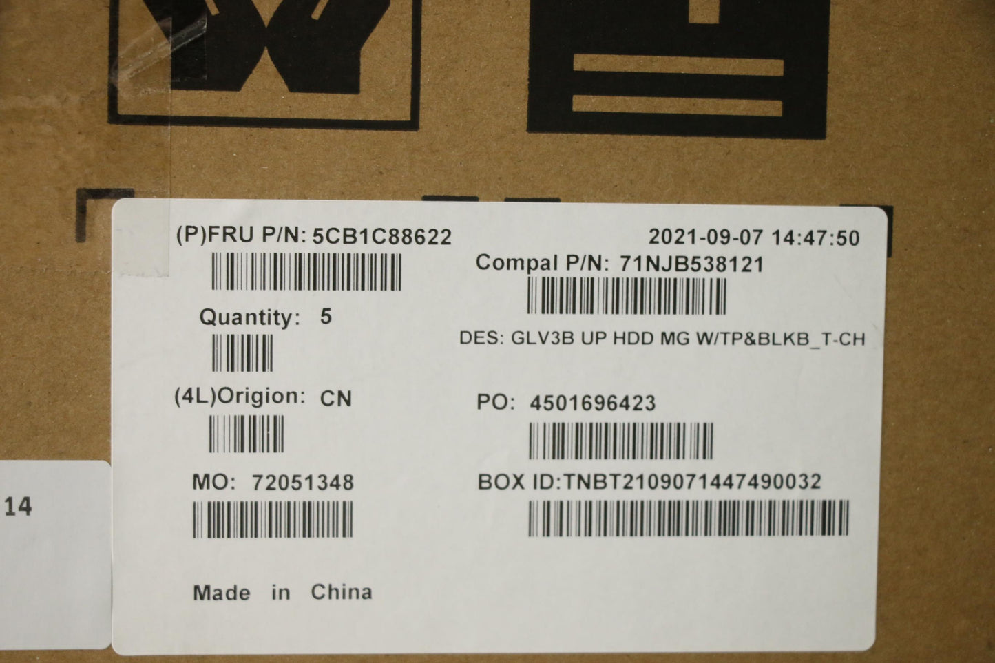 Lenovo Cover Uppercaseasm_Tc C21A4 Hd - 5CB1C88622